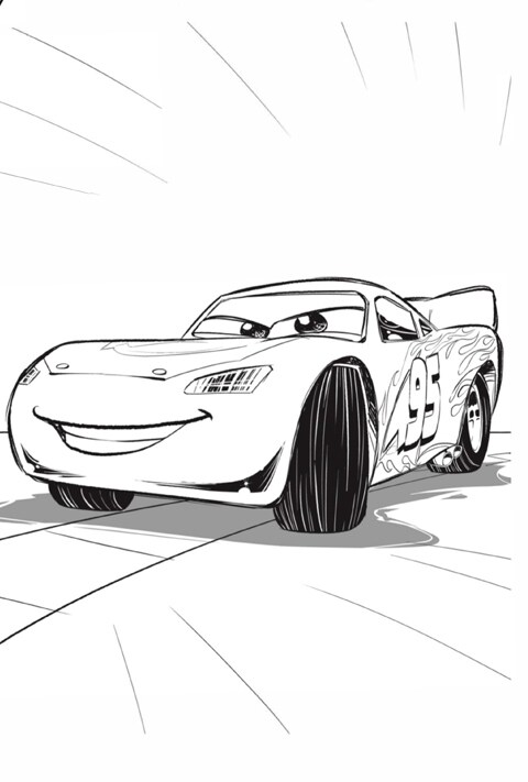 lightning mcqueen coloring pages games with obstacles
