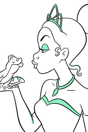  Tiana  histoire de la princesse Tiana  coloriage vid os 
