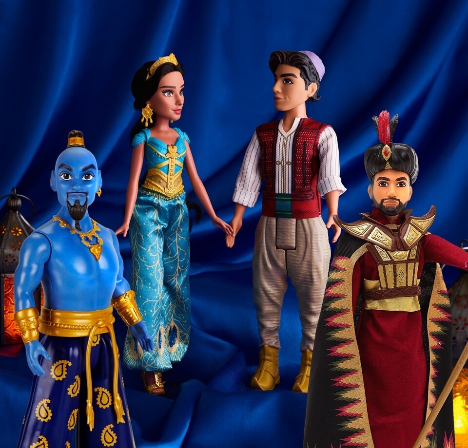 live action aladdin dolls