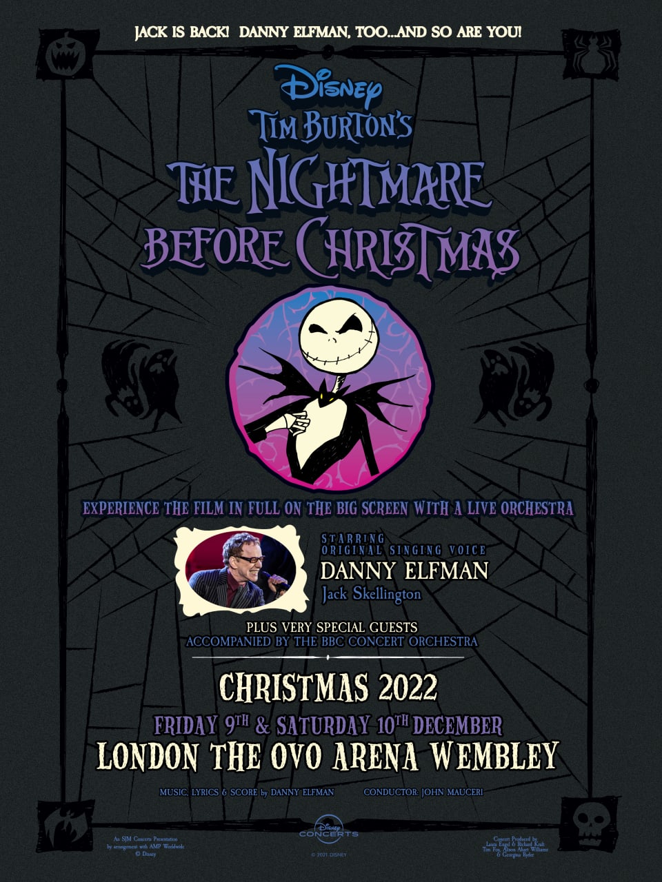 Nightmare Before Christmas Portland Oregon 2022 The Nightmare Before Christmas In Concert - London | Disney Tickets |  Disney Tickets Uk