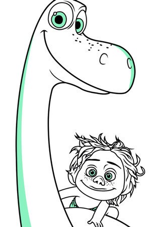 The Good Dinosaur Colouring Pages & Activities - Disney Create