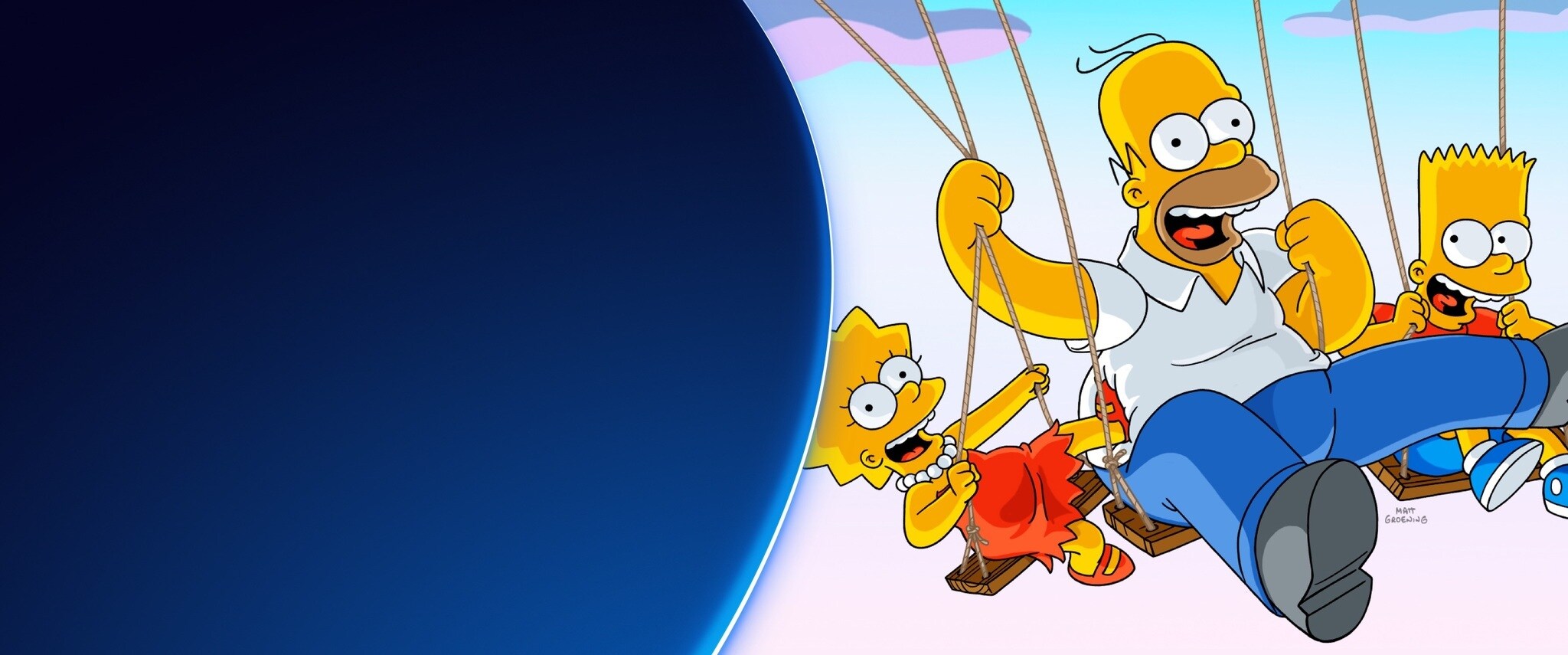 Uma imagem estática de Os Simpsons