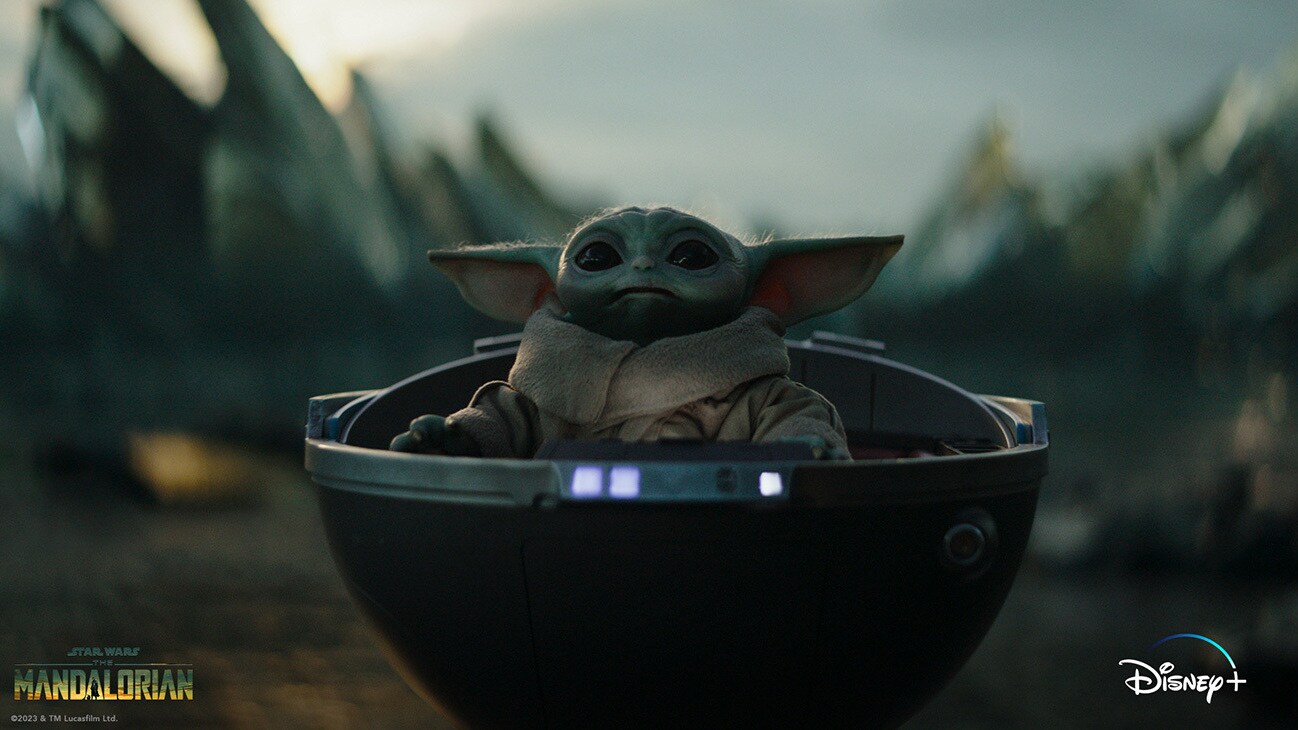 Grogu in the Disney+ Original series, Star Wars: The Mandalorian, Season 3.