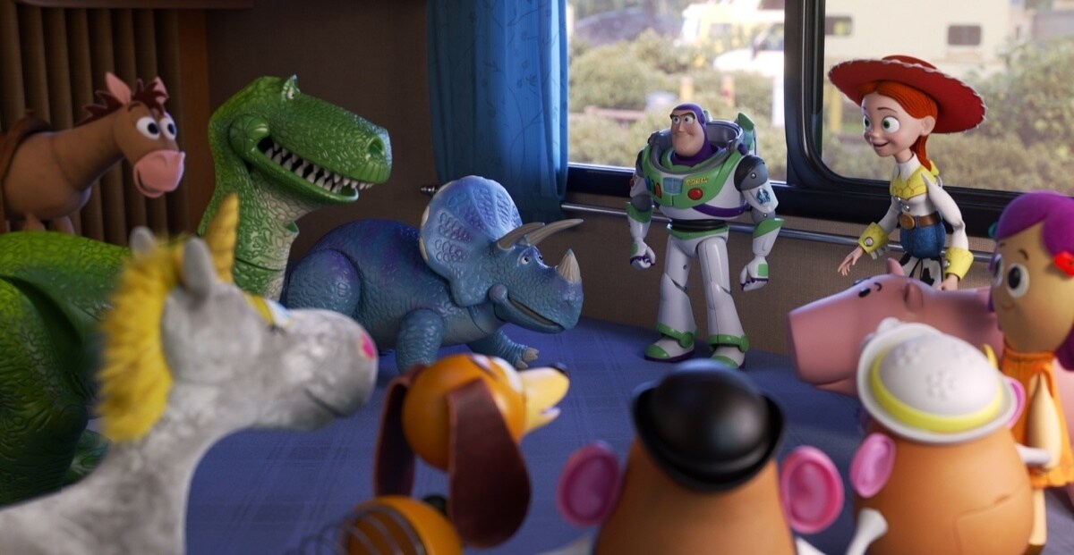 Disney Toy Story 4 Talking Woody Buzz Jessie Rex Action Figures