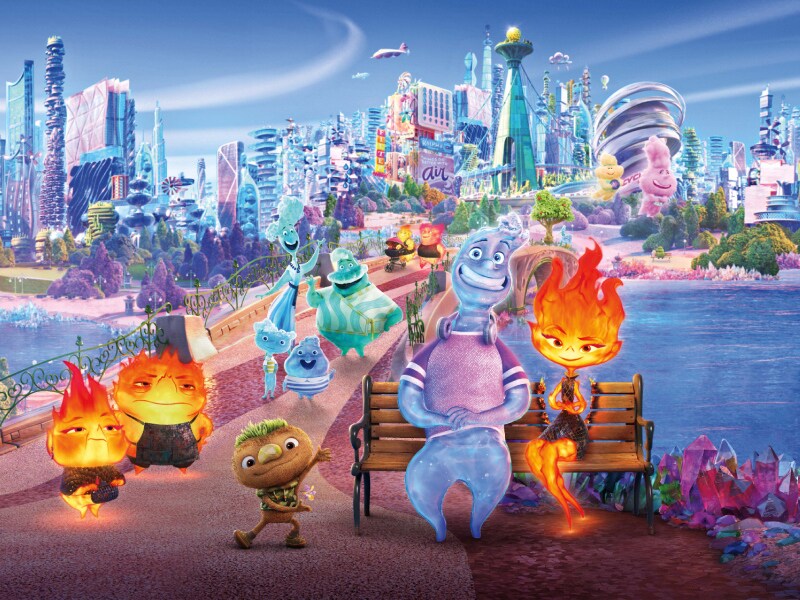 Criadores explicam a origem dos personagens de Elementos, da Pixar