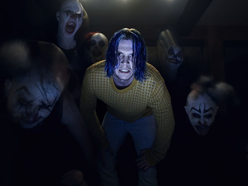 9. Evan Peters' Blue Hair Look Dubbed "Best Hair Moment" of "American Horror Story" Season - wide 8
