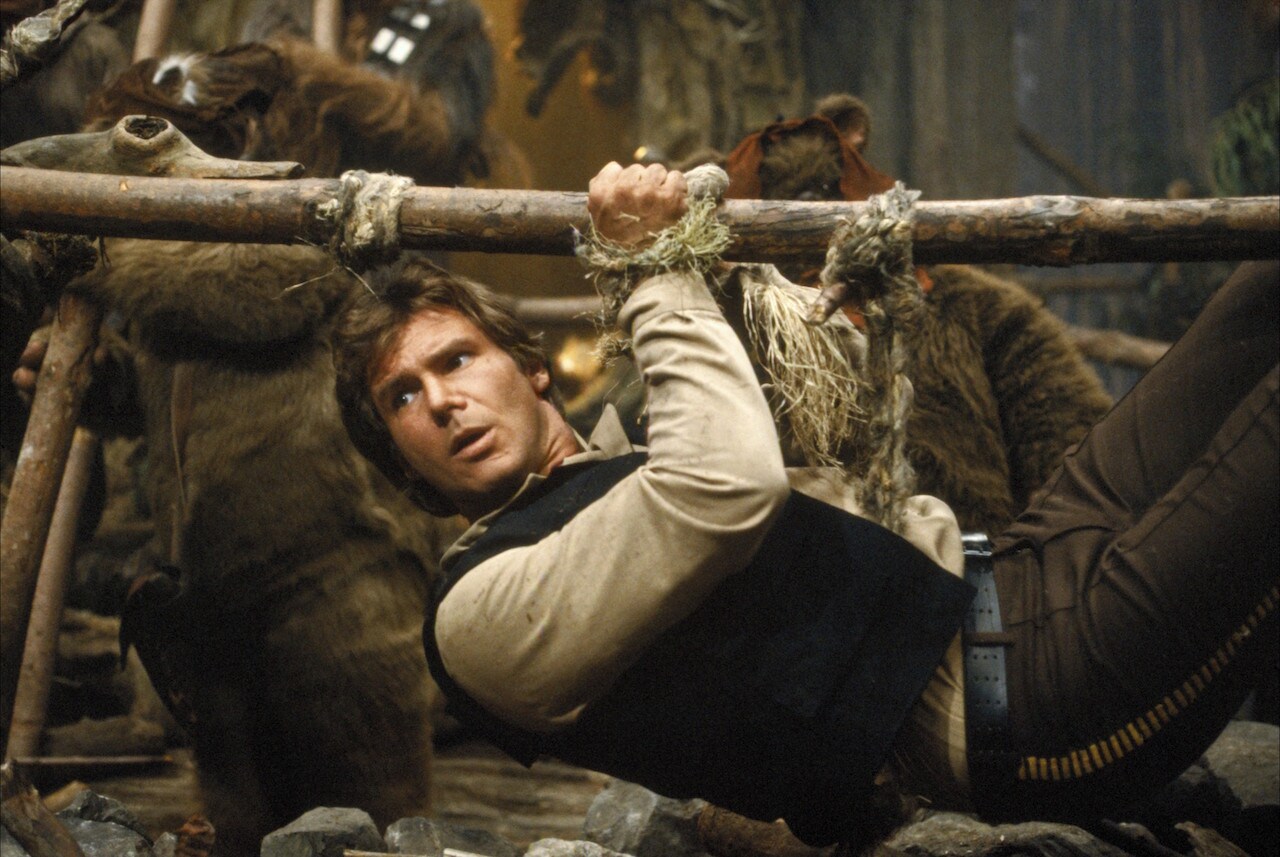 Princess Leia tried to intercede with the Ewoks, explaining that the new arrivals were her friend...