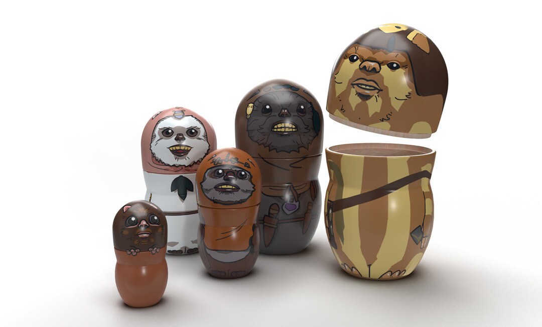 Ewok nesting dolls