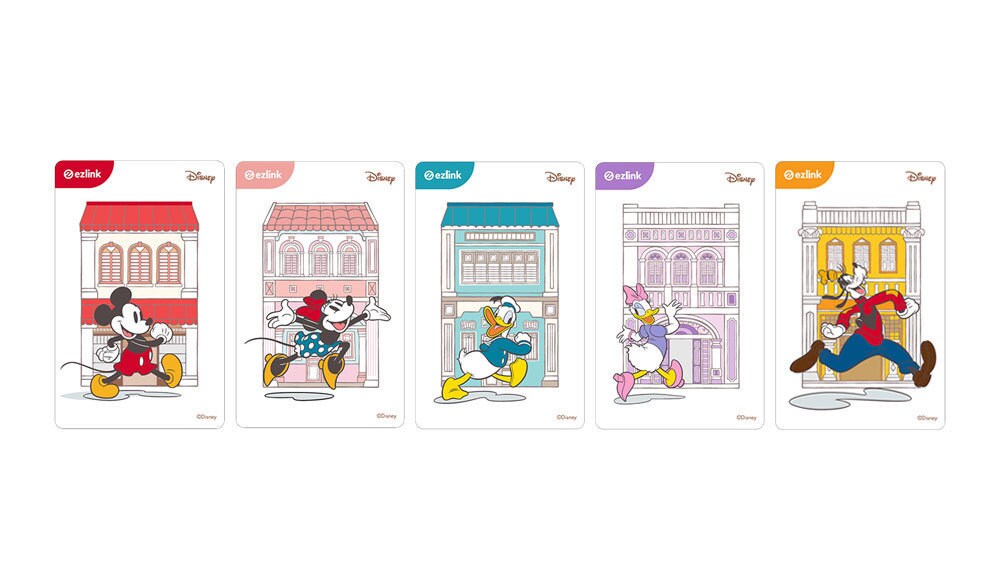 Mickey & Friends Transport Cards by EZ-Link