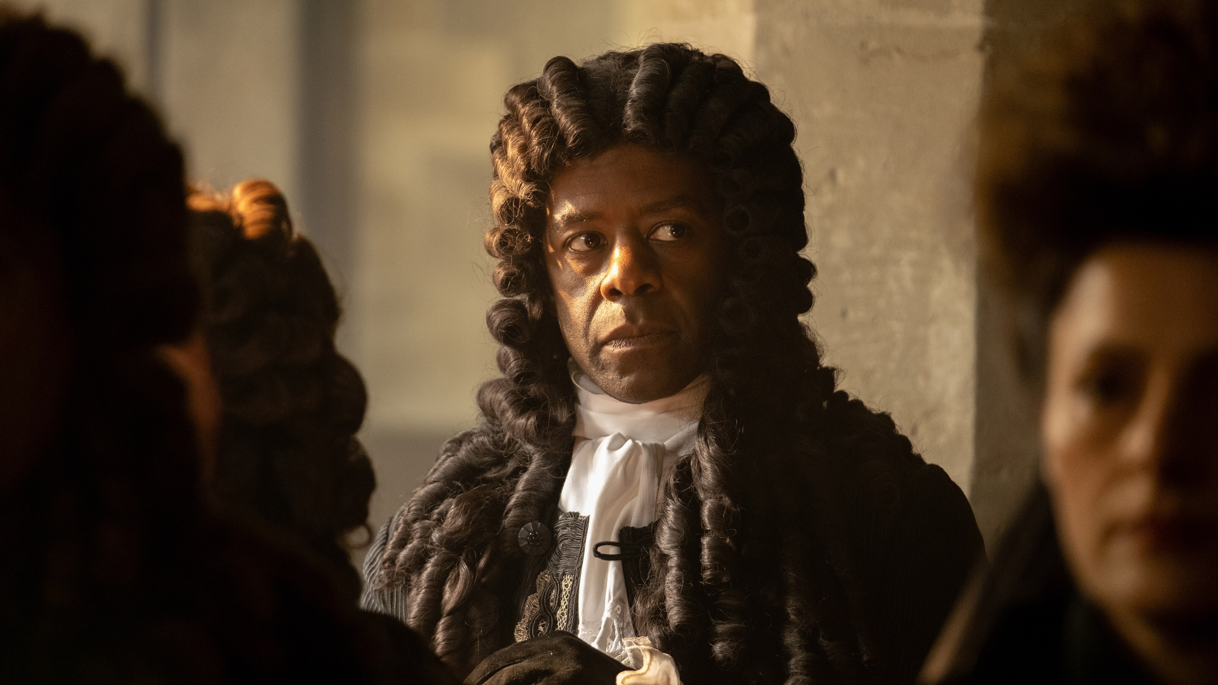 Adrian Lester as Robert Hennessey, Earl of Poynton in Disney's RENEGADE NELL, Season 1, exclusively on Disney+. © 2024 Disney Enterprises, Inc. All Rights Reserved.