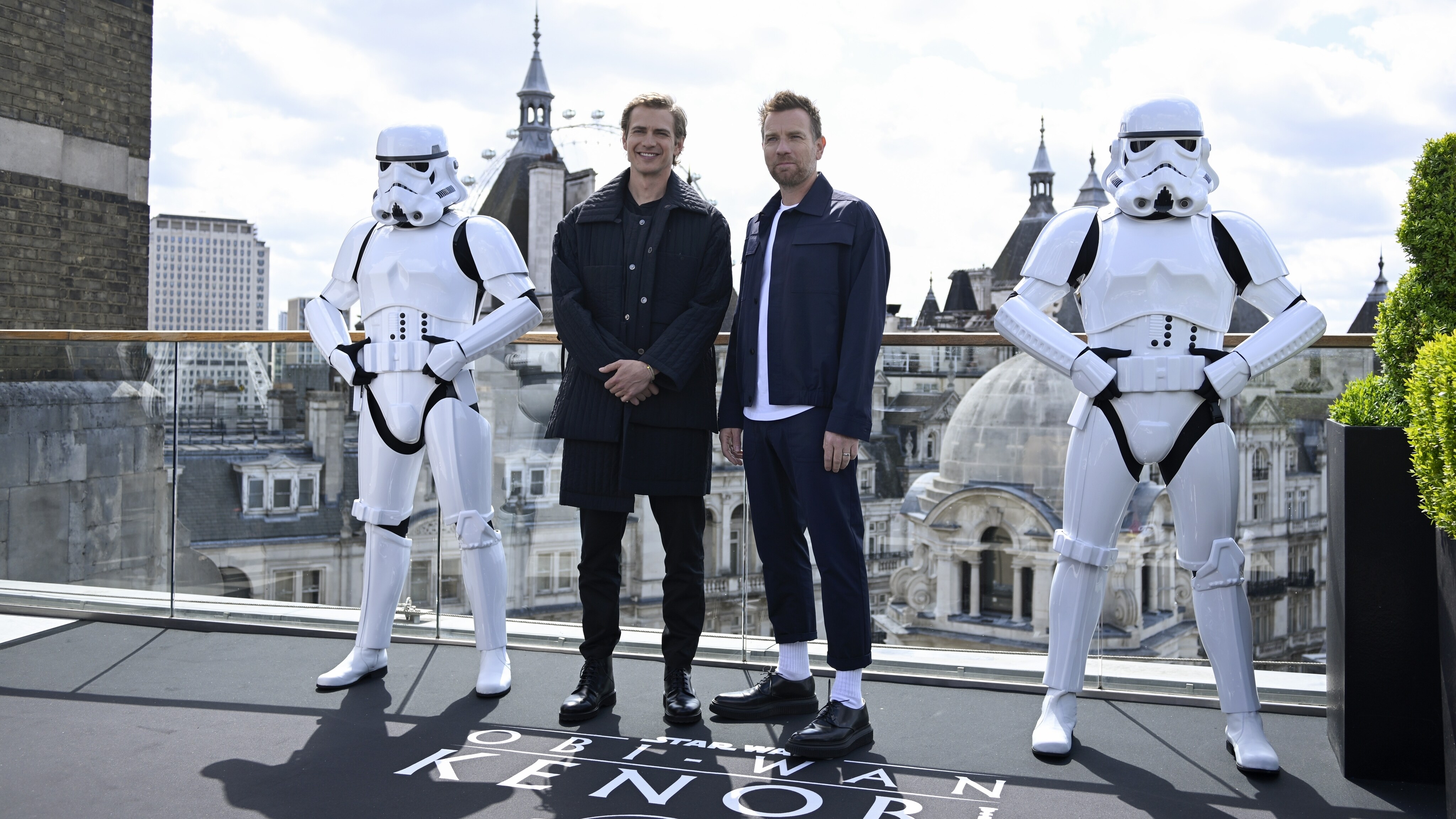 Las fotos del reencuentro de Ewan McGregor y Hayden Christensen antes del estreno de Obi-Wan Kenobi