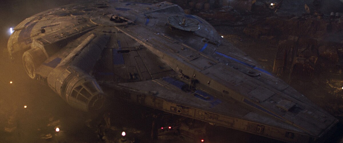 The Millennium Falcon during Lando's ownership