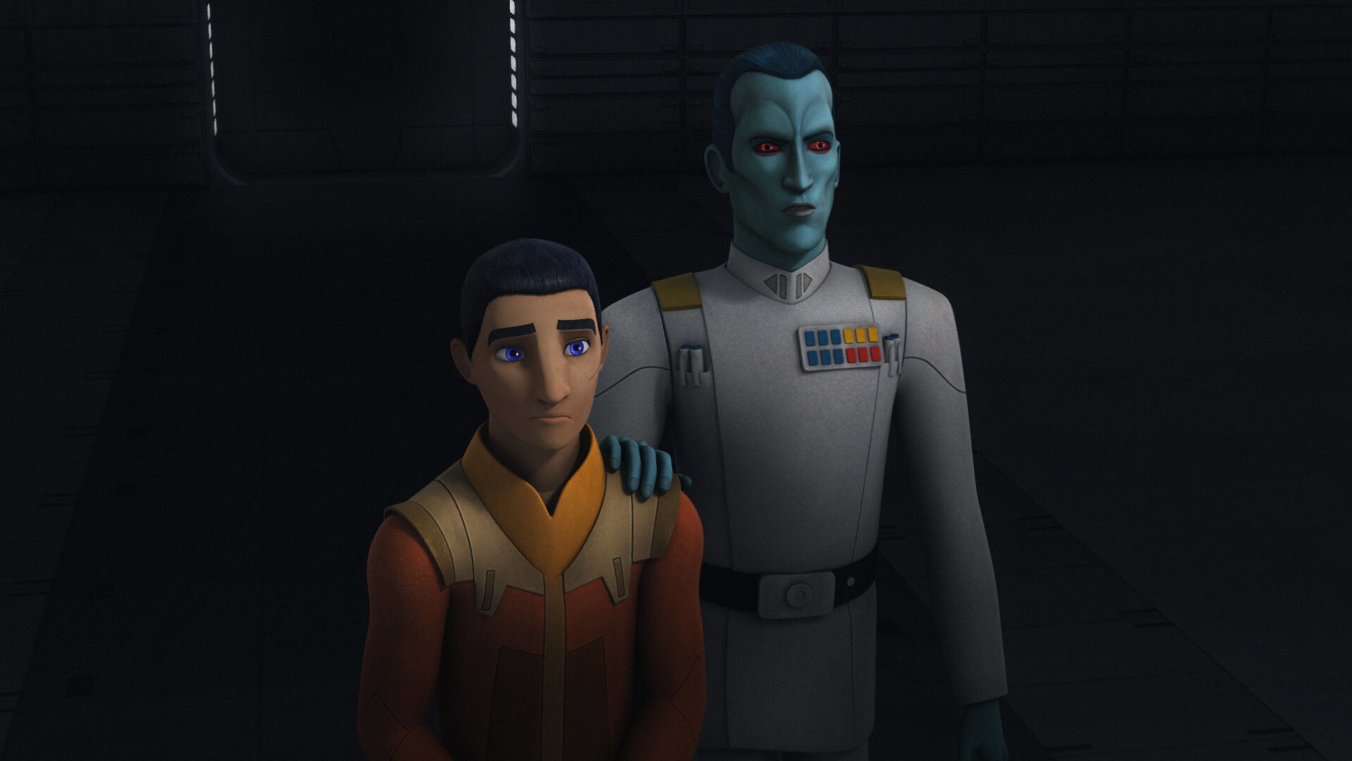 Despite Hera's protests, Ezra gives himself up to Thrawn. Ezra tells the Imperial mastermind that...