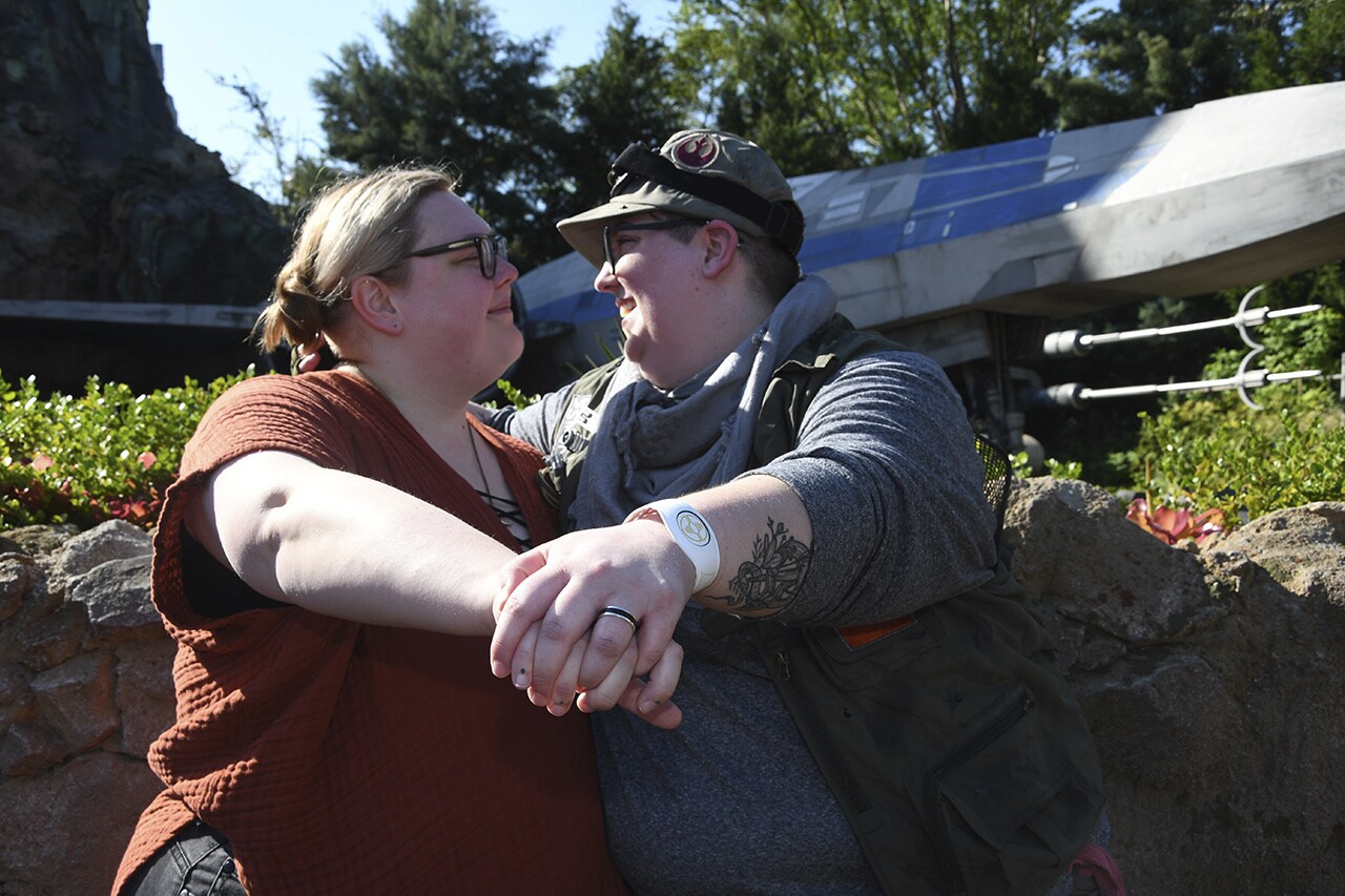 Abi and Julie’s engagement photo