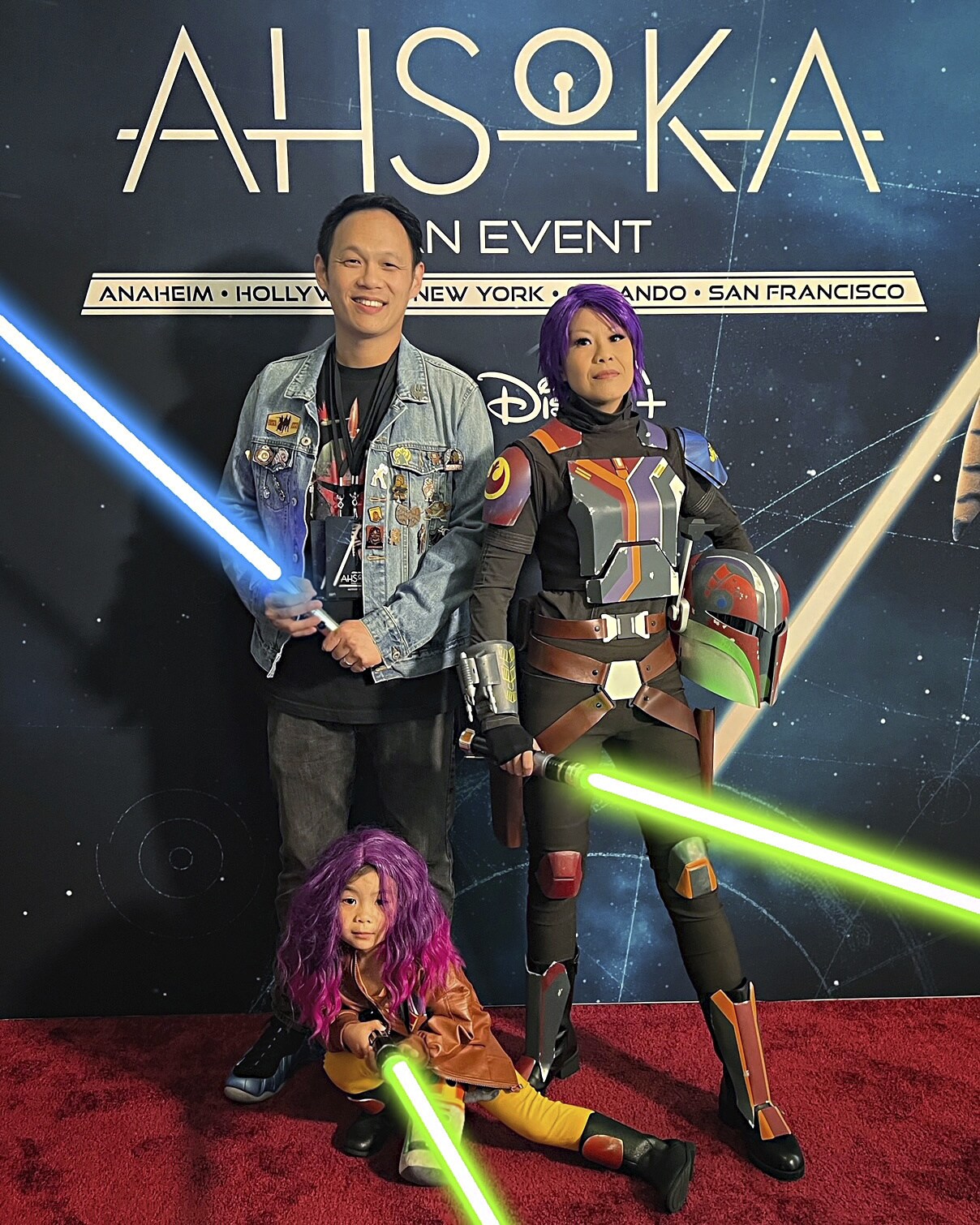 The Laus at the Ahsoka event in San Francisco