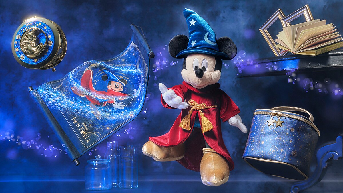 香港ディズニー 魔法使いの弟子ミッキーファンダジア光るカチューシャ 