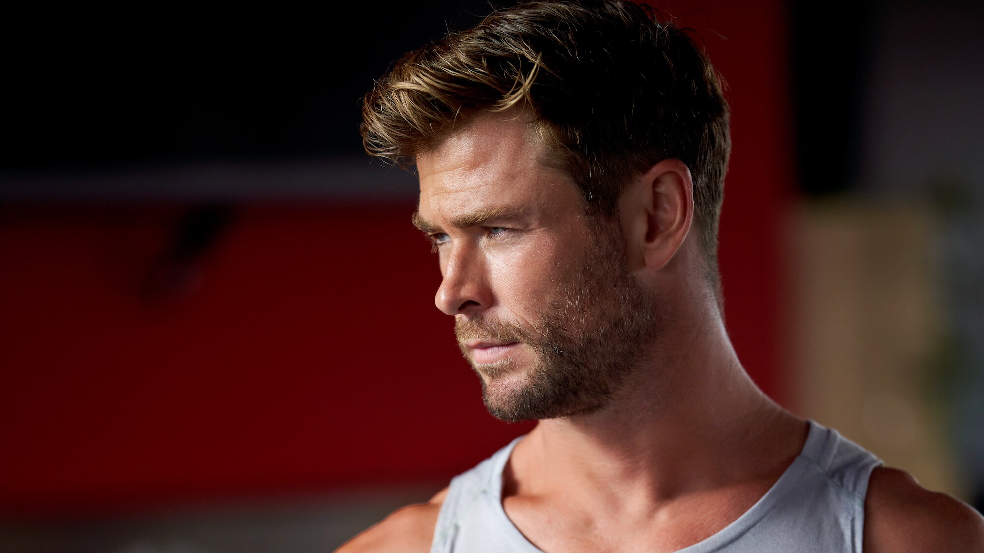 Chris Hemsworth poses for a portrait. (National Geographic for Disney+/Craig Parry)
