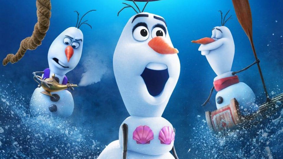 Olaf regresa para visitar los clásicos de Disney en el Disney+ Day