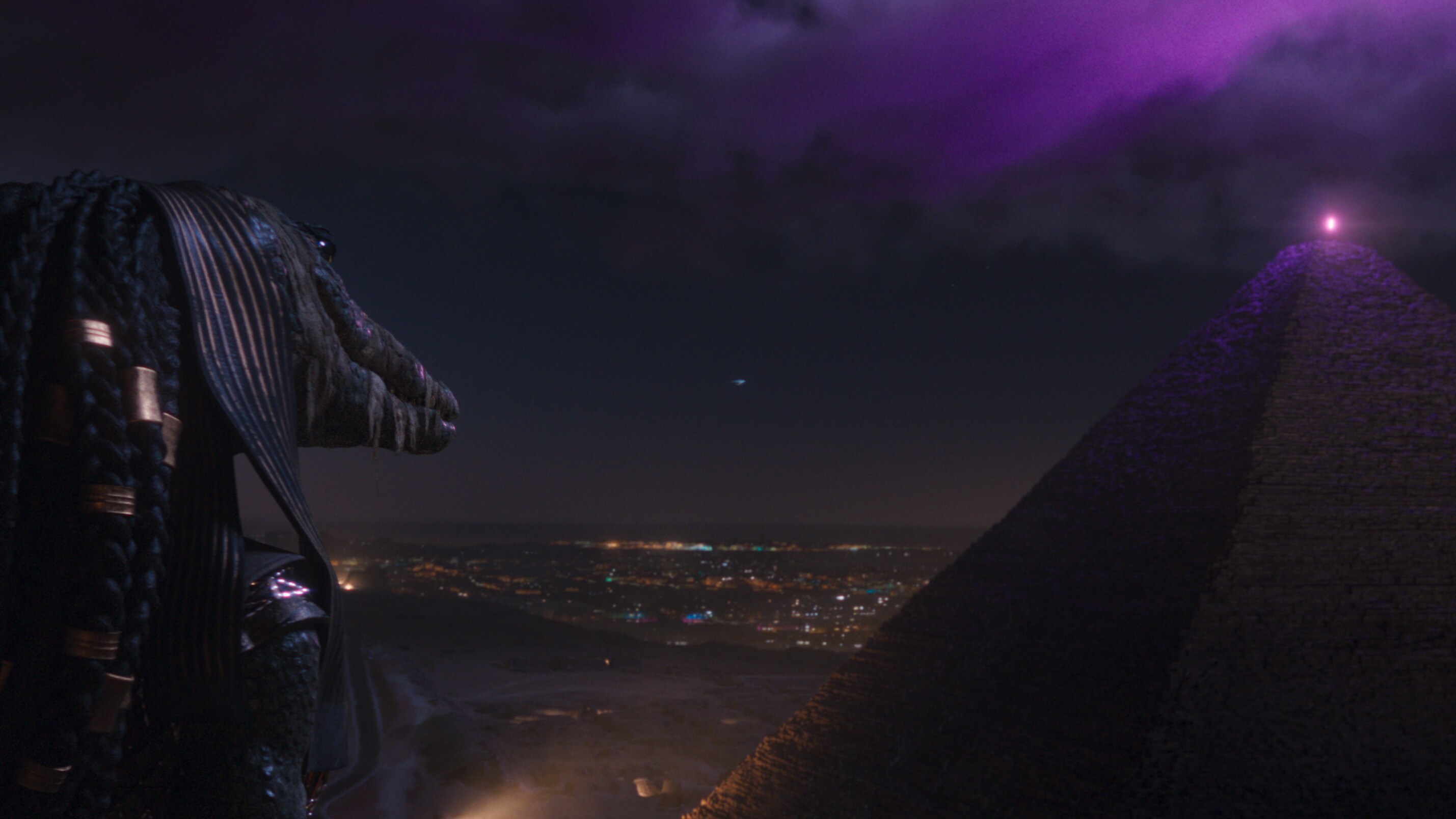 Ammit (voiced by Saba Mubarak) in Marvel Studios' MOON KNIGHT., exclusively on Disney+. Photo courtesy of Marvel Studios. ©Marvel Studios 2022. All Rights Reserved.