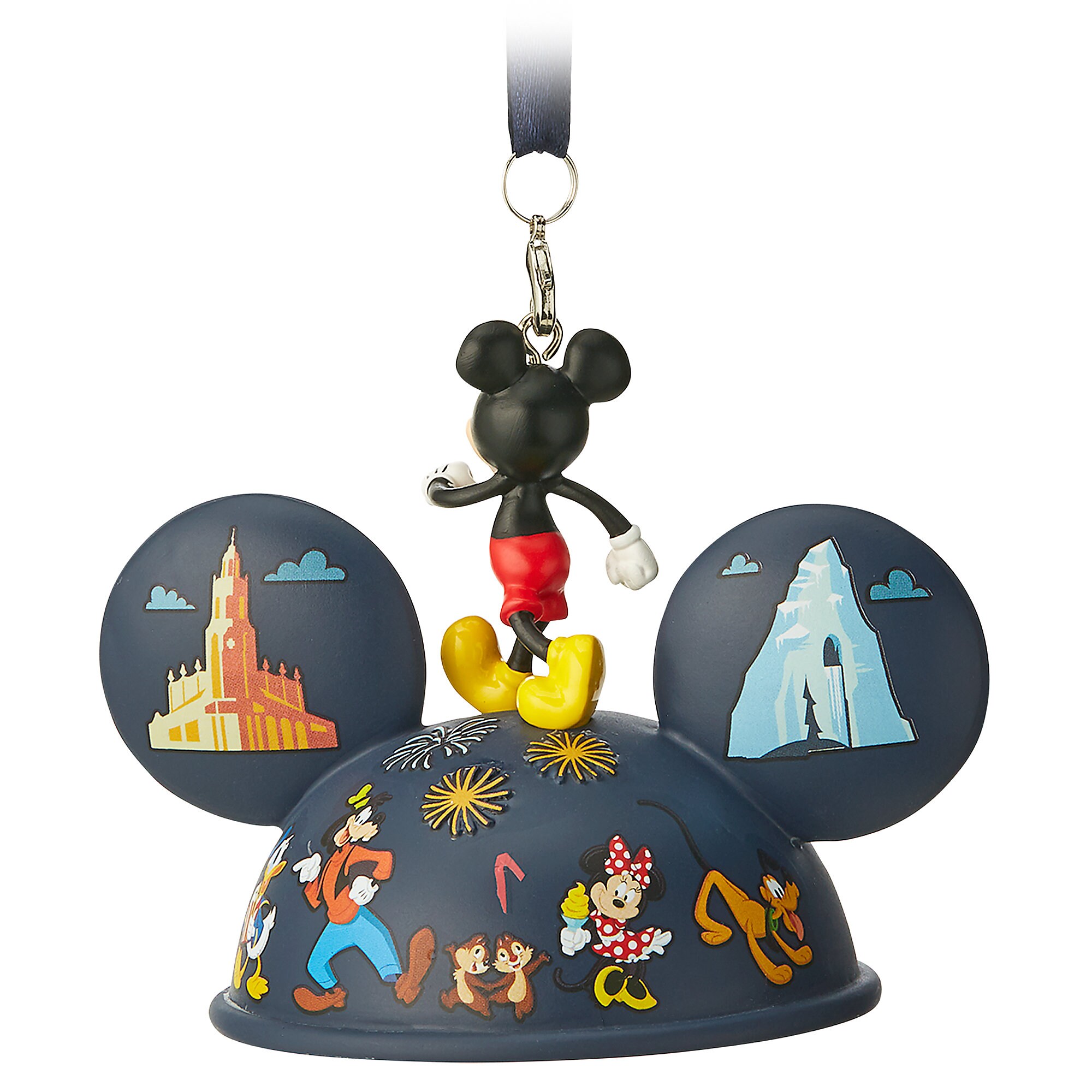 Mickey Mouse Light-Up Ear Hat Ornament - Disneyland 2019