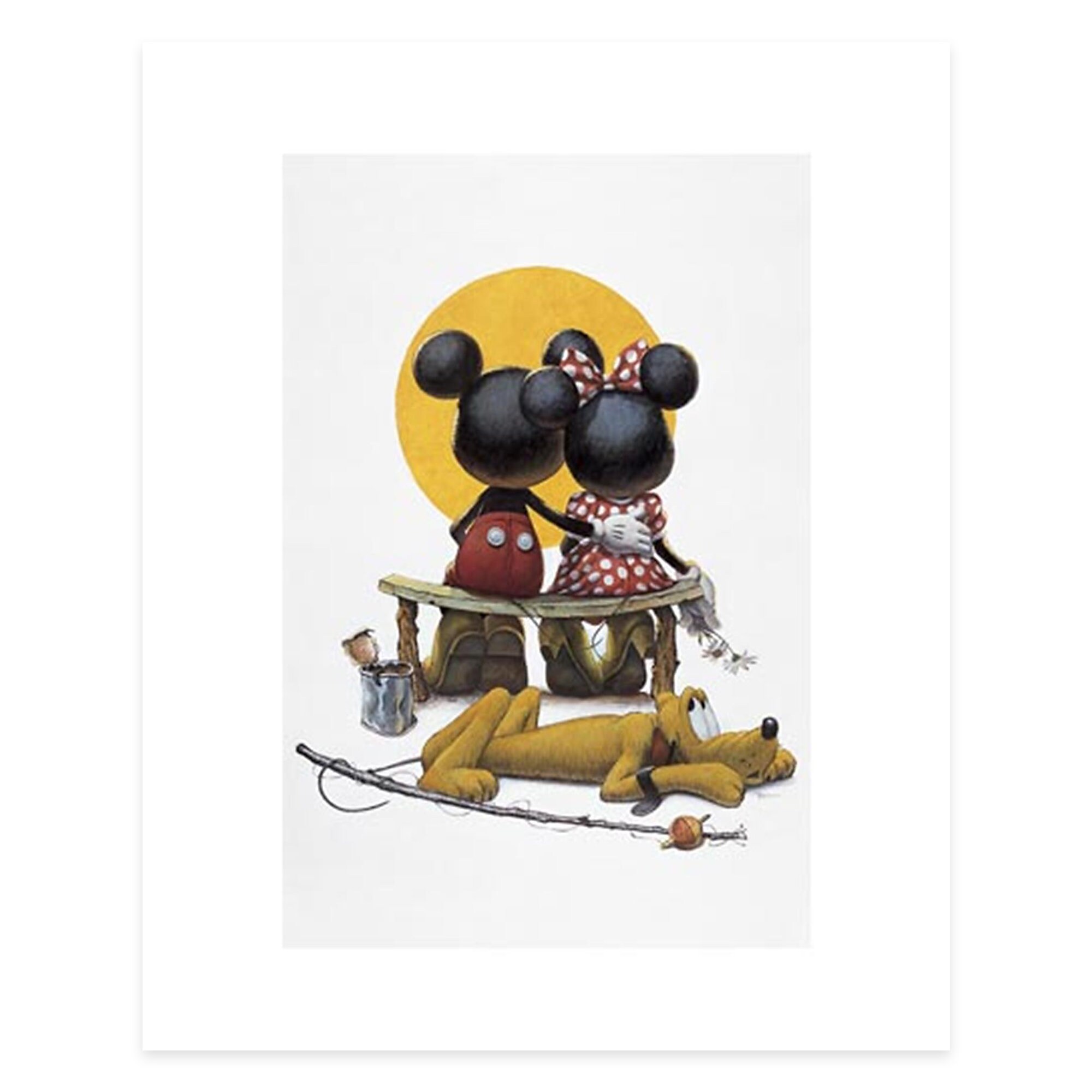 Mickey and Minnie Mouse ''Puppy Love'' by Charles Boyer