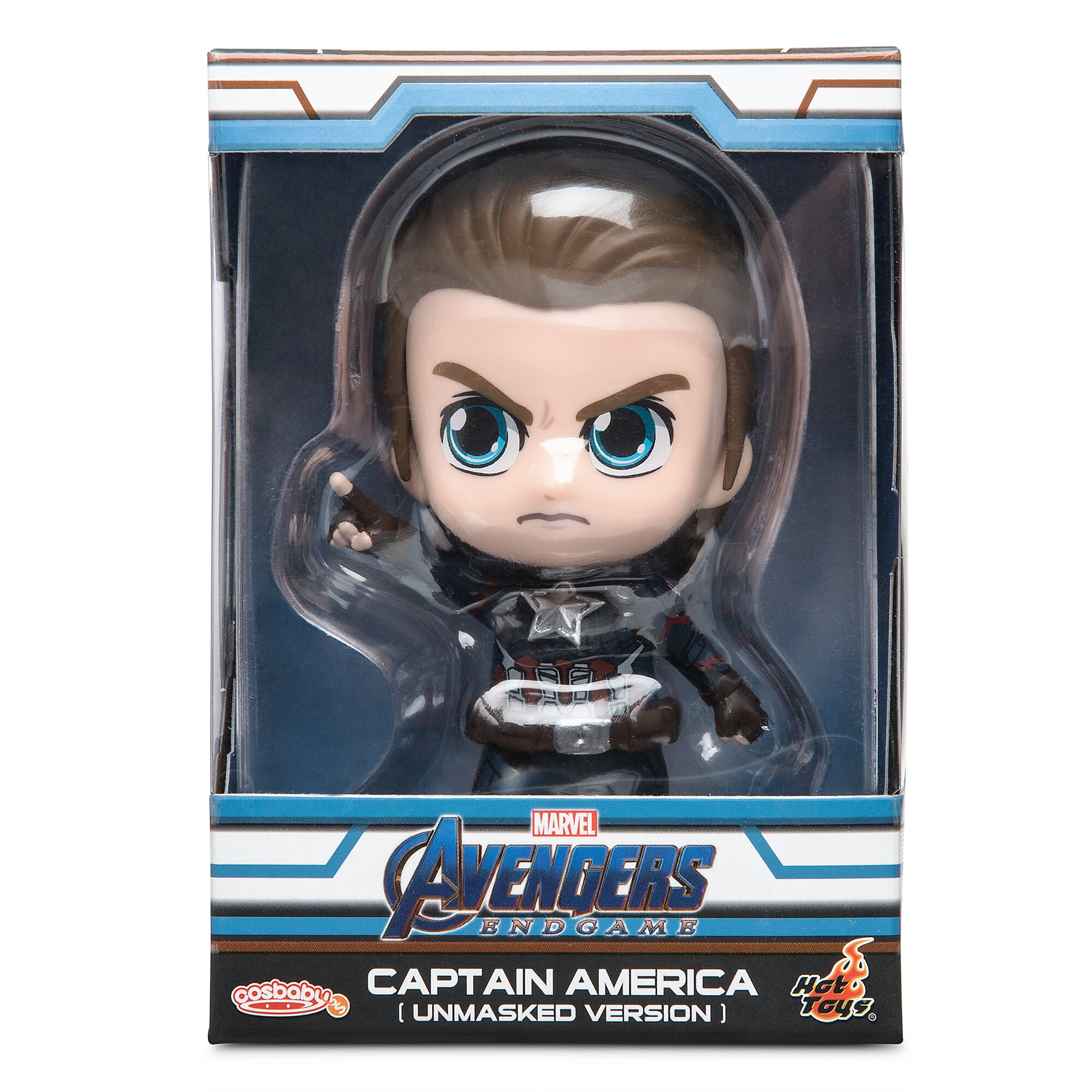 Captain America Cosbaby Bobble-Head Figure by Hot Toys - Marvel's Avengers: Endgame