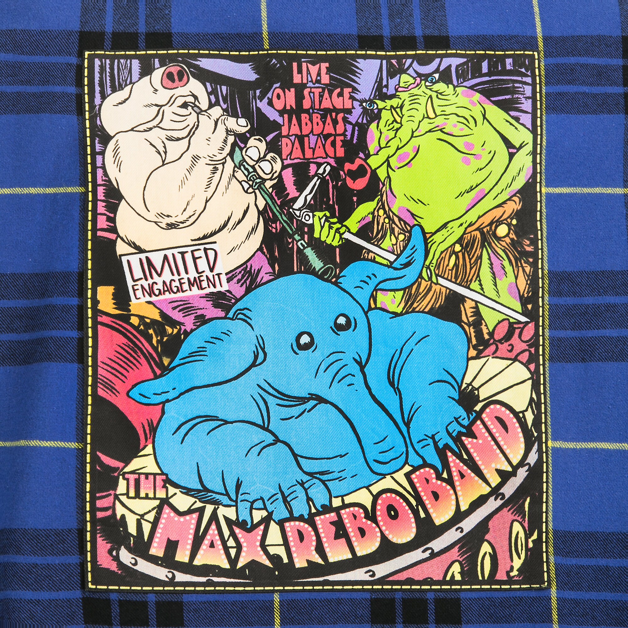 Max Rebo Band Flannel Shirt for Adults - Star Wars