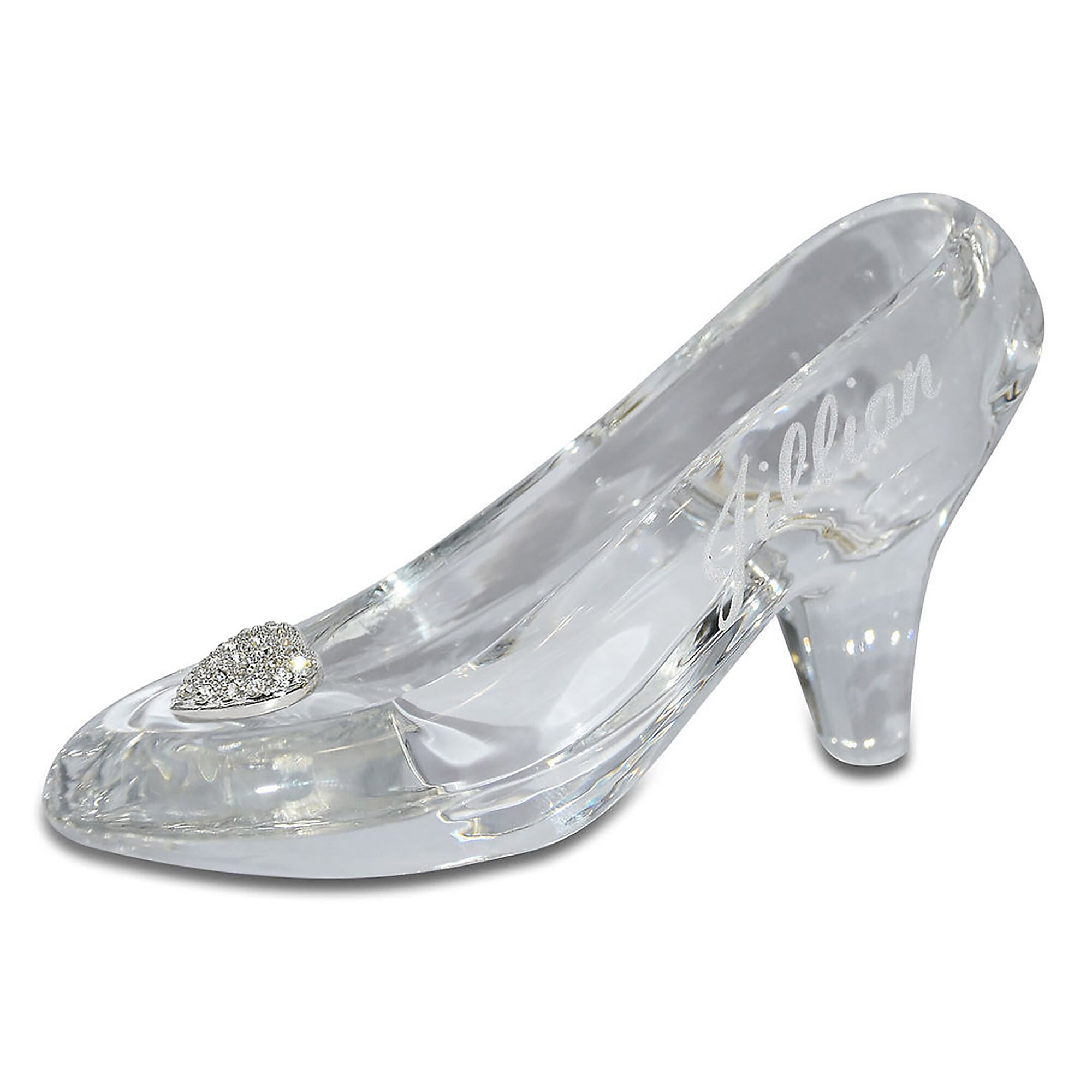 Cinderella Glass Slipper by Arribas - Medium - Personalizable