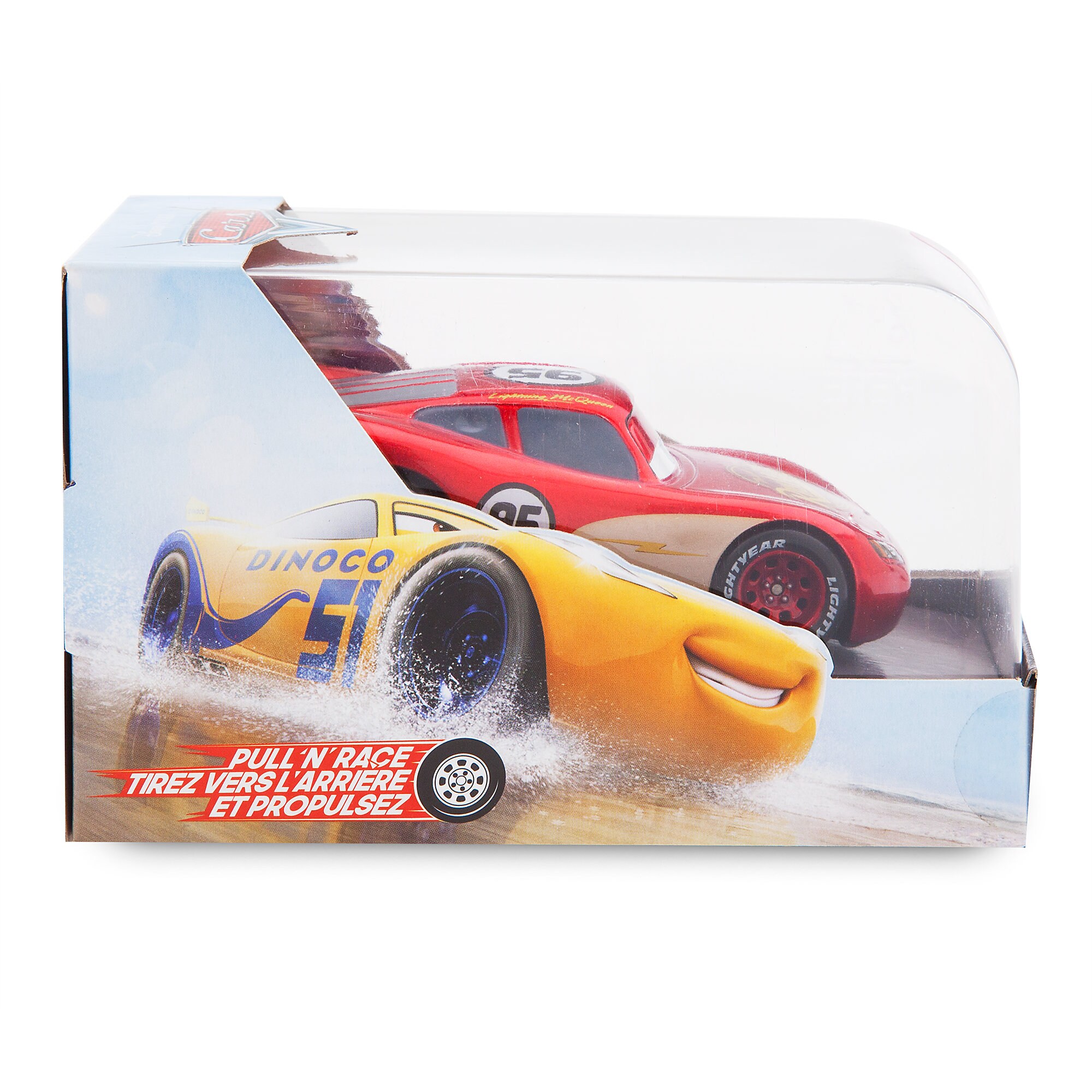 Lightning McQueen Pull 'N' Race Die Cast Car - Cars