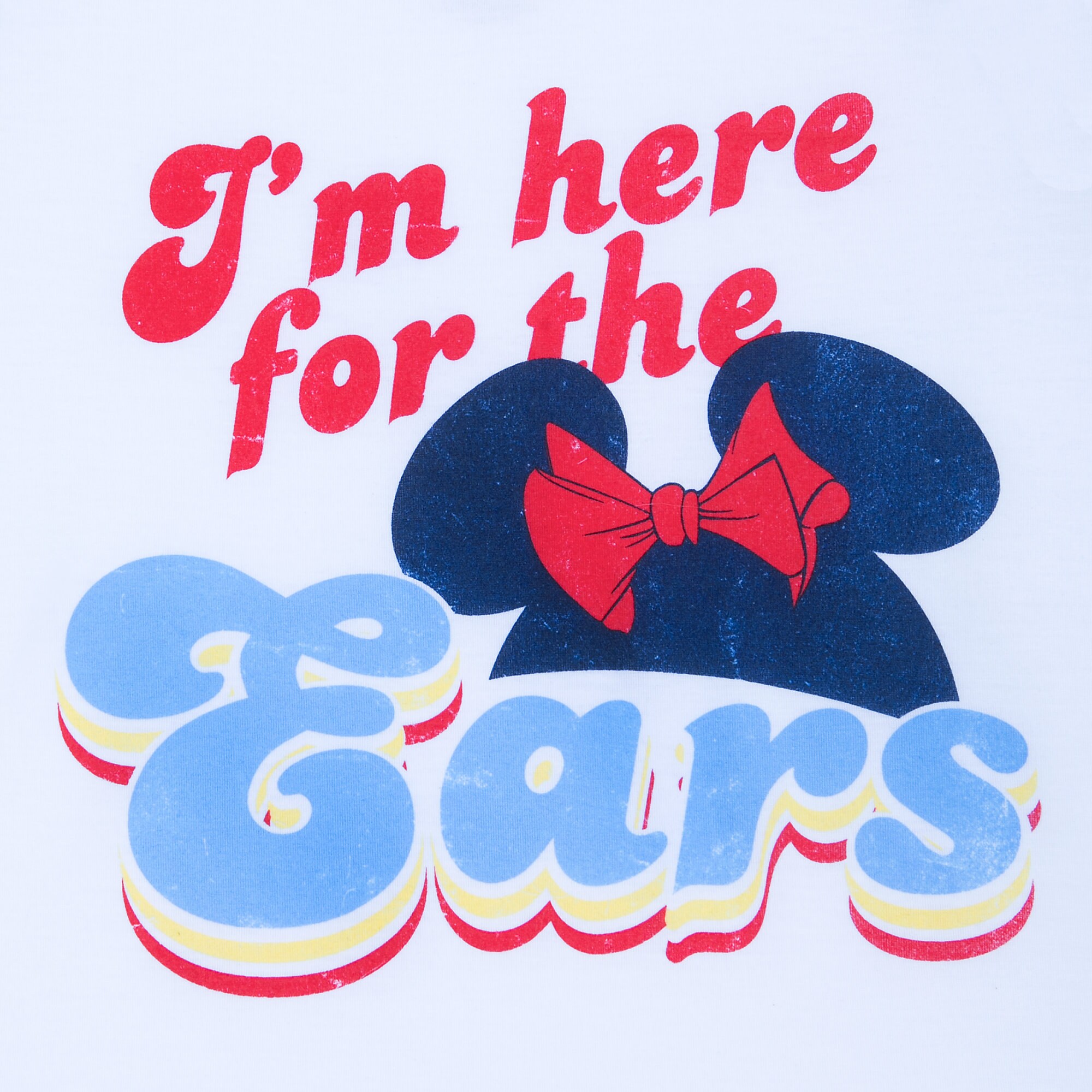 Minnie Mouse ''I'm here for the Ears'' Football T-Shirt for Women