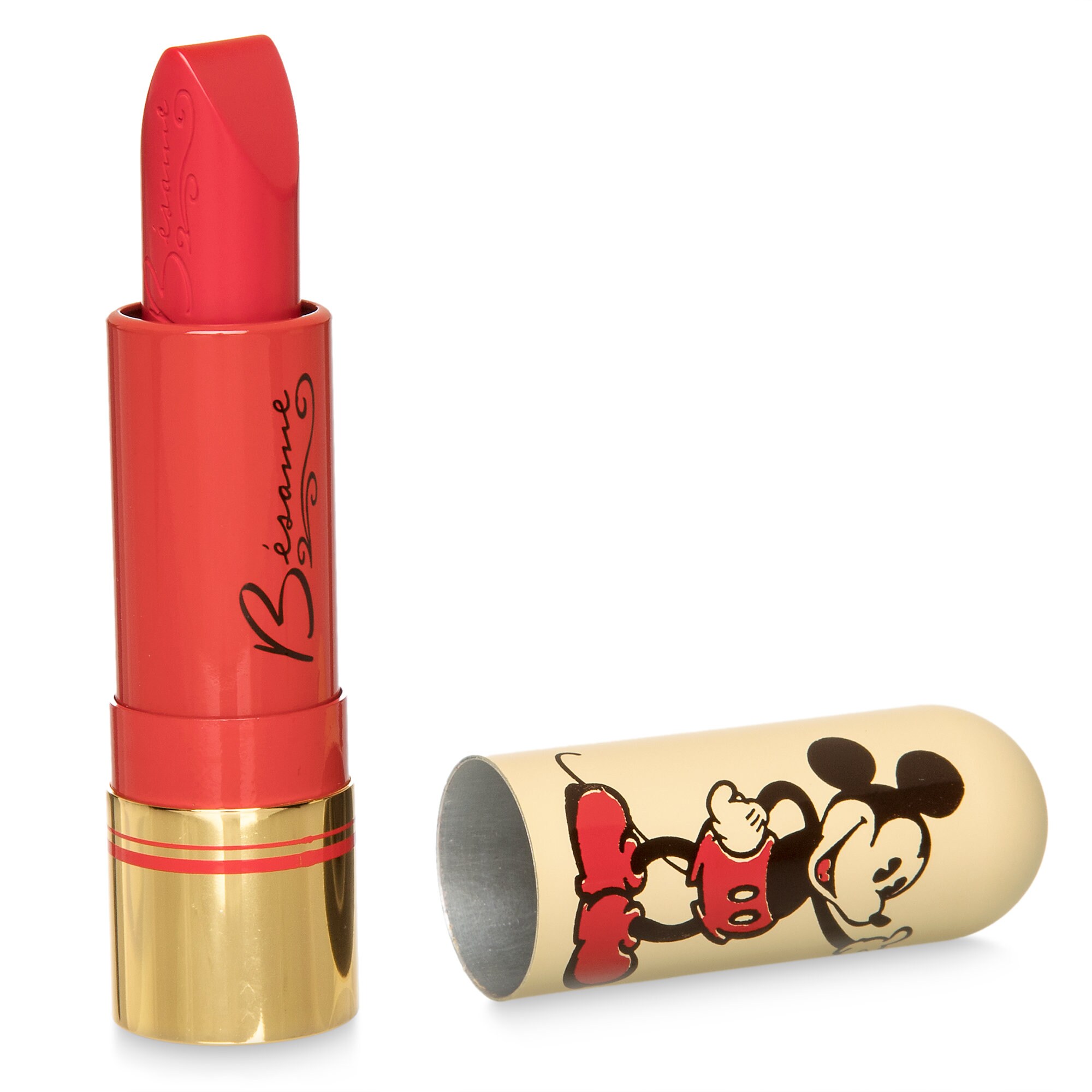 Mickey Mouse Lipsticks and Mirror Set by Bésame - Limited Edition