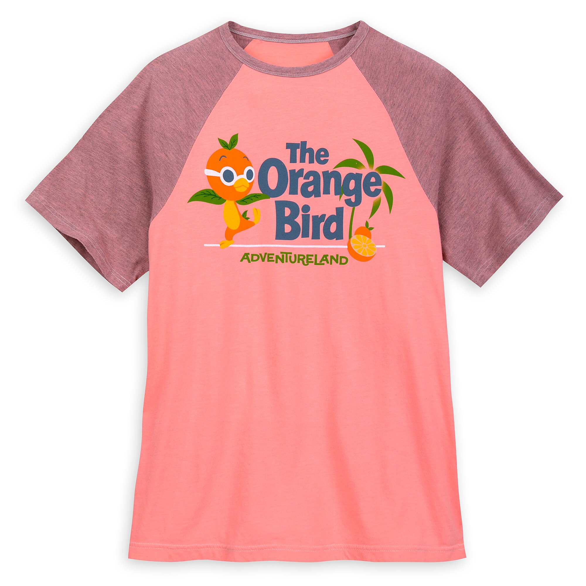 Orange Bird Raglan Shirt for Men