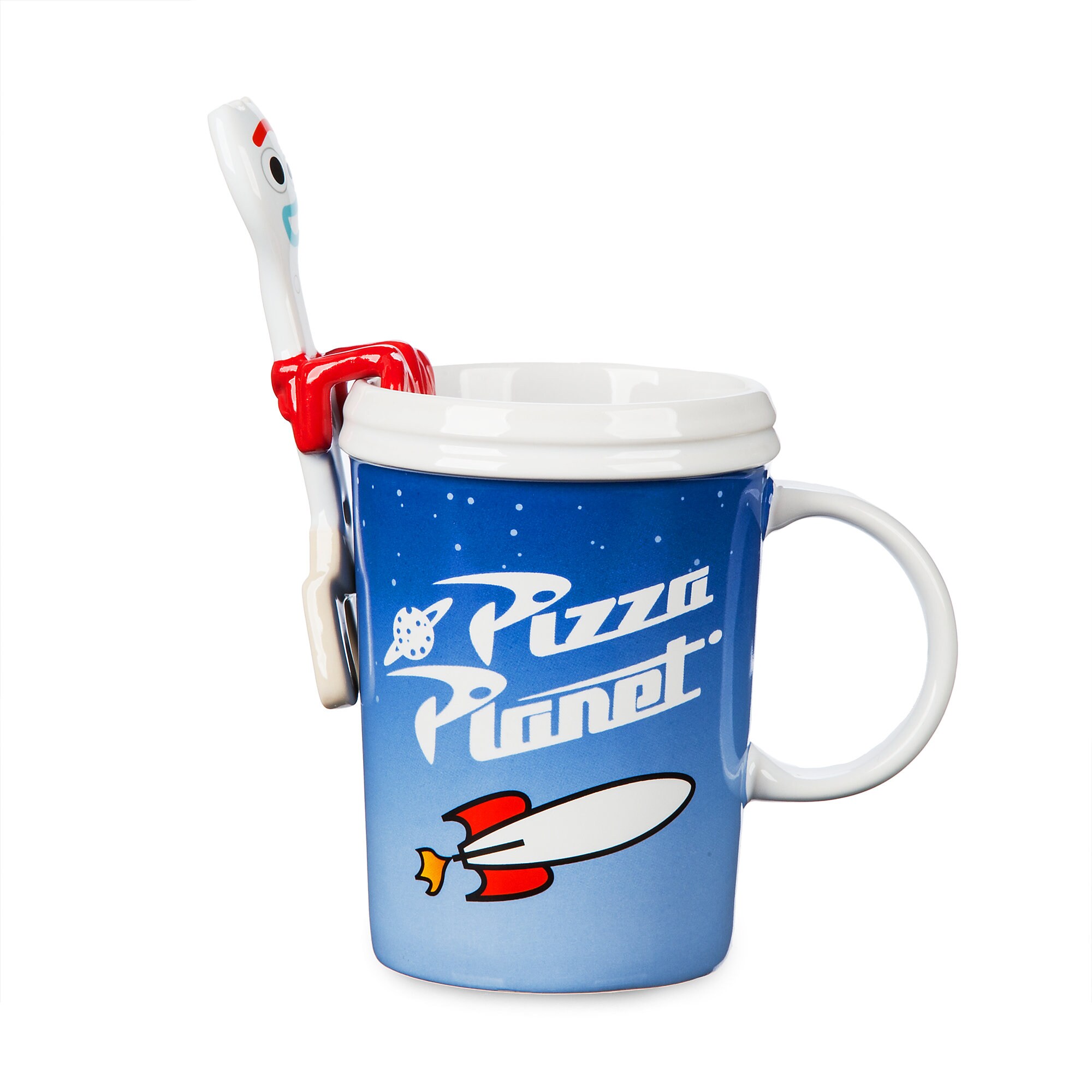 Pizza Planet Mug and Forky Spoon Set - Toy Story 4