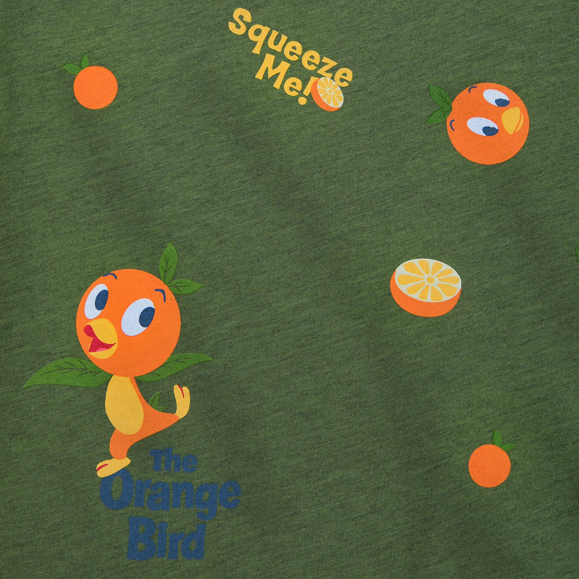 Orange Bird Pullover Hoodie for Men