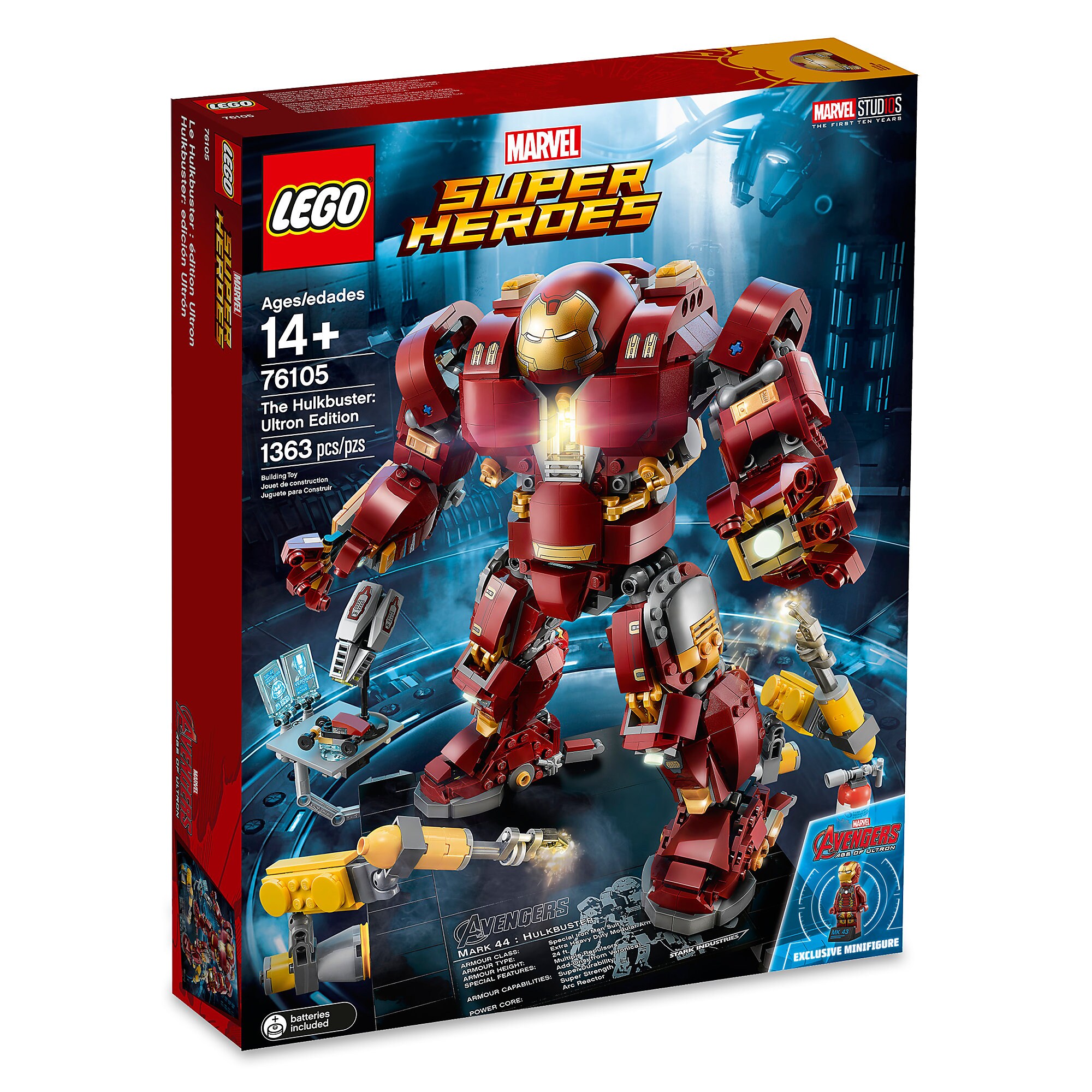 The Hulkbuster: Ultron Edition Playset by LEGO - Marvel's Avengers: Age of Ultron