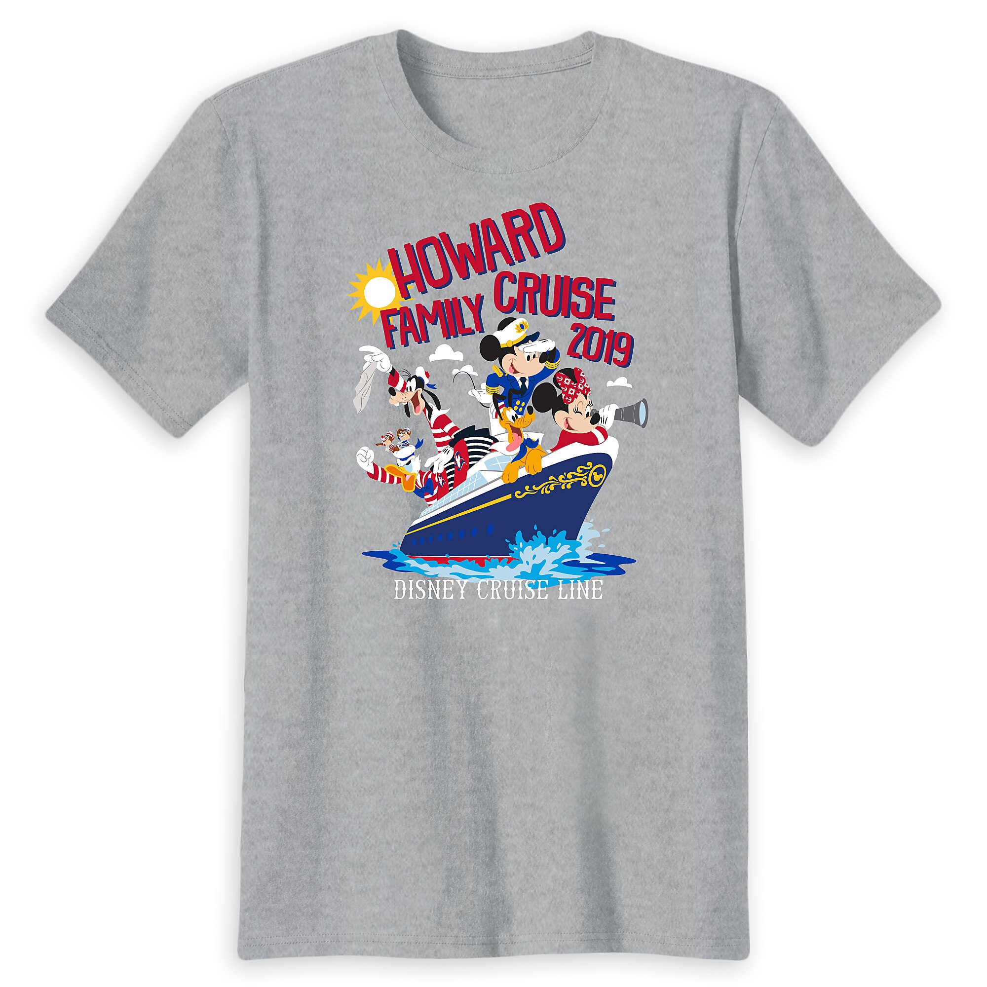 Adults' Disney Cruise Line Family Cruise 2019 T-Shirt - Customized