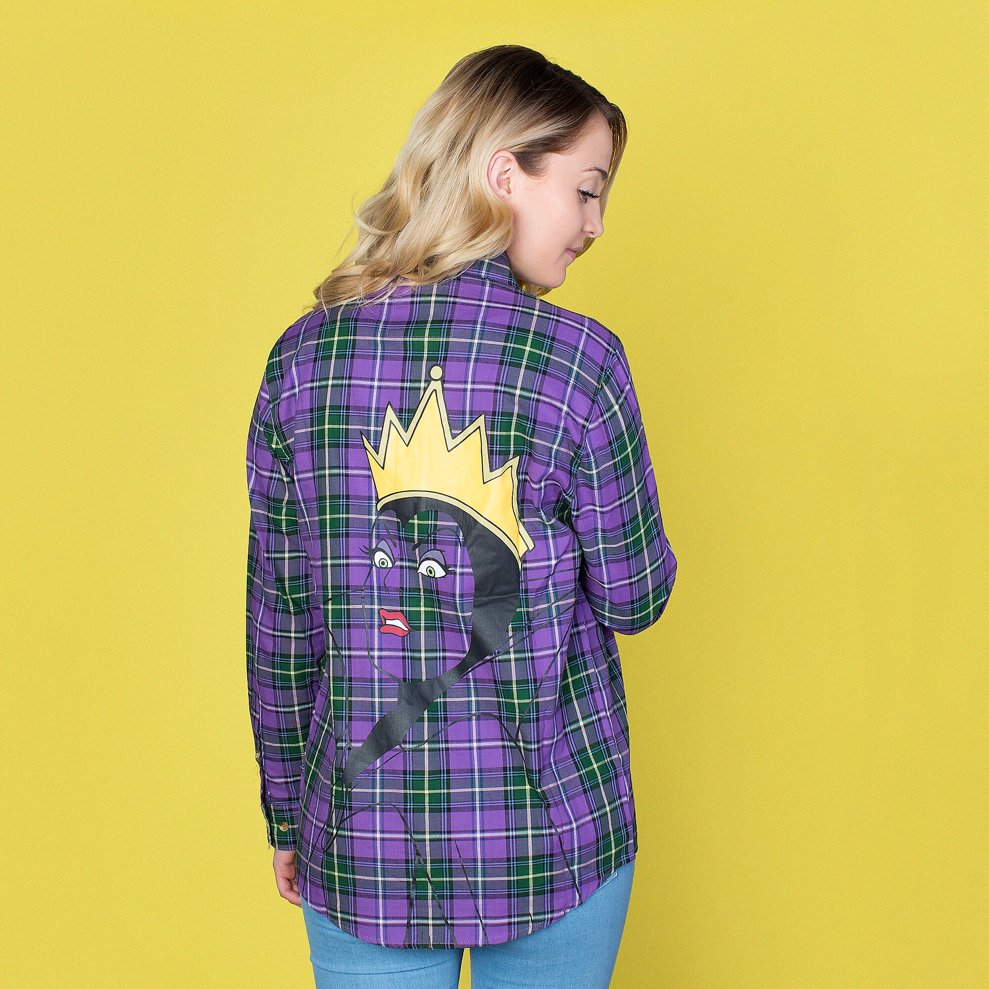 Evil Queen Flannel Shirt for Adults by Cakeworthy