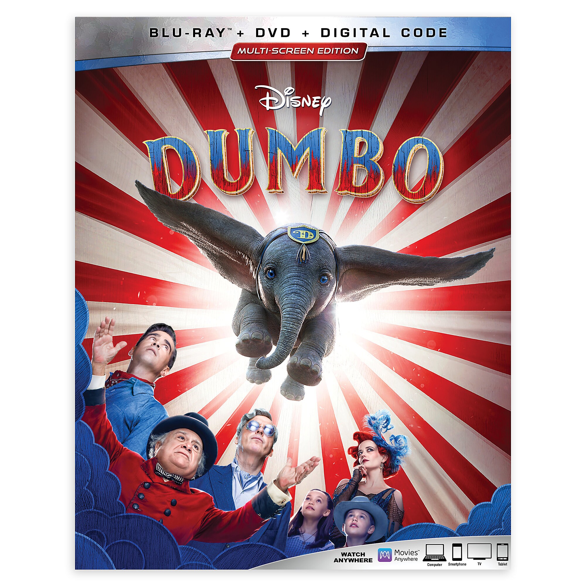 Dumbo Blu-ray Combo Pack Multi-Screen Edition - Live Action Film
