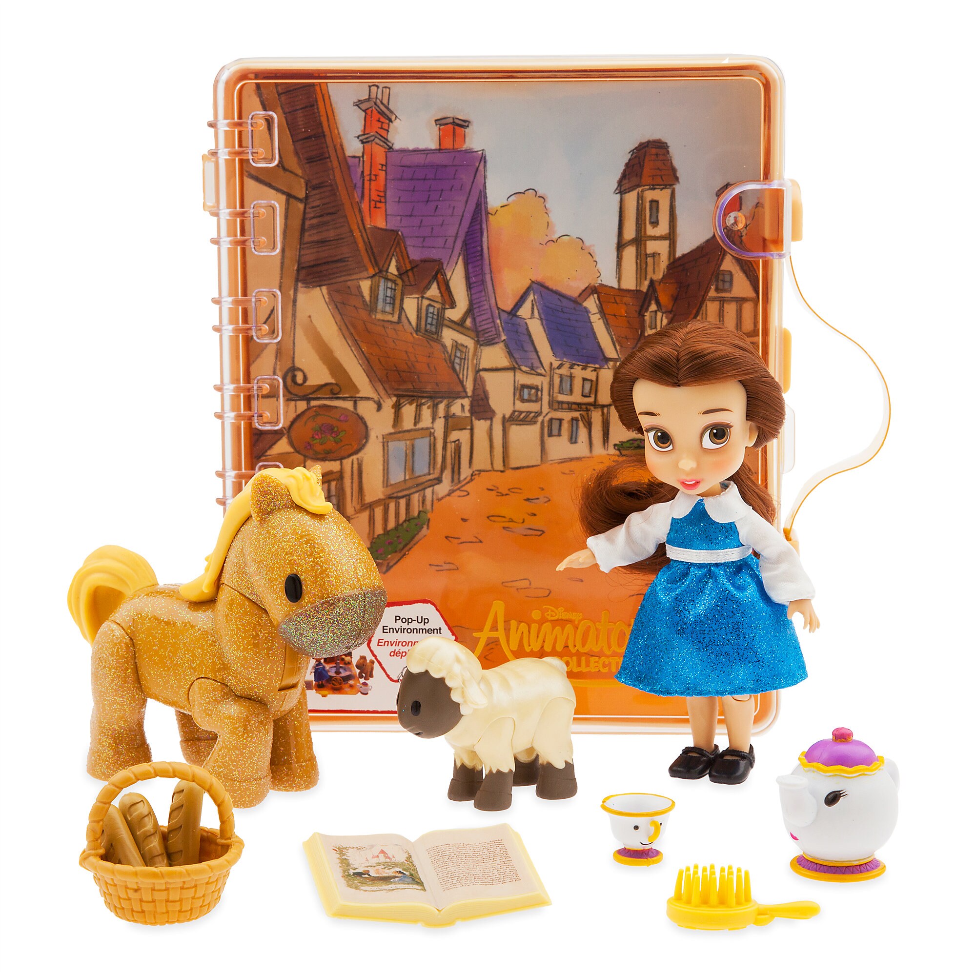 Disney Animators' Collection Belle Mini Doll Play Set