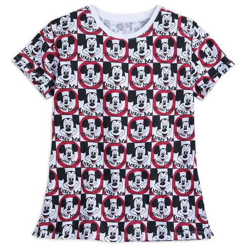 Mickey Mouse Club Allover Print T-Shirt for Women | shopDisney