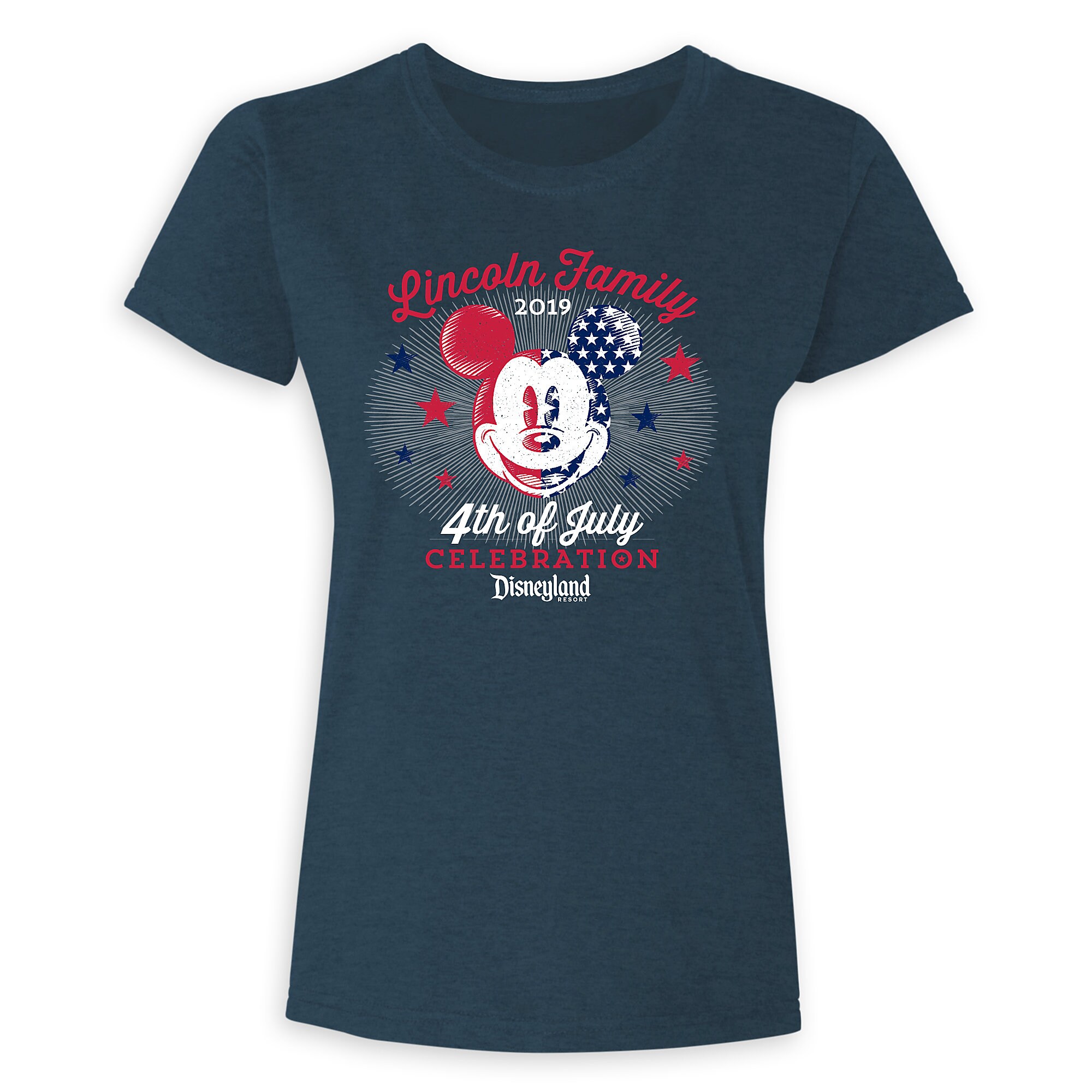 Women's Mickey Mouse 4th of July T-Shirt - Disneyland - Customized
