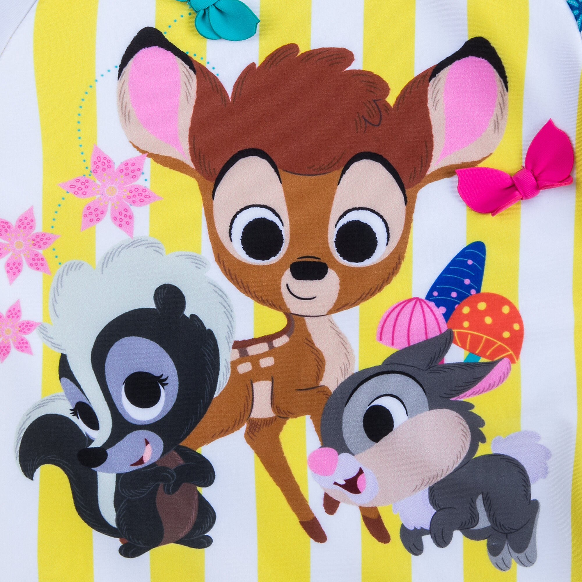 Bambi Rash Guard Swim Set for Girls - Disney Furrytale friends