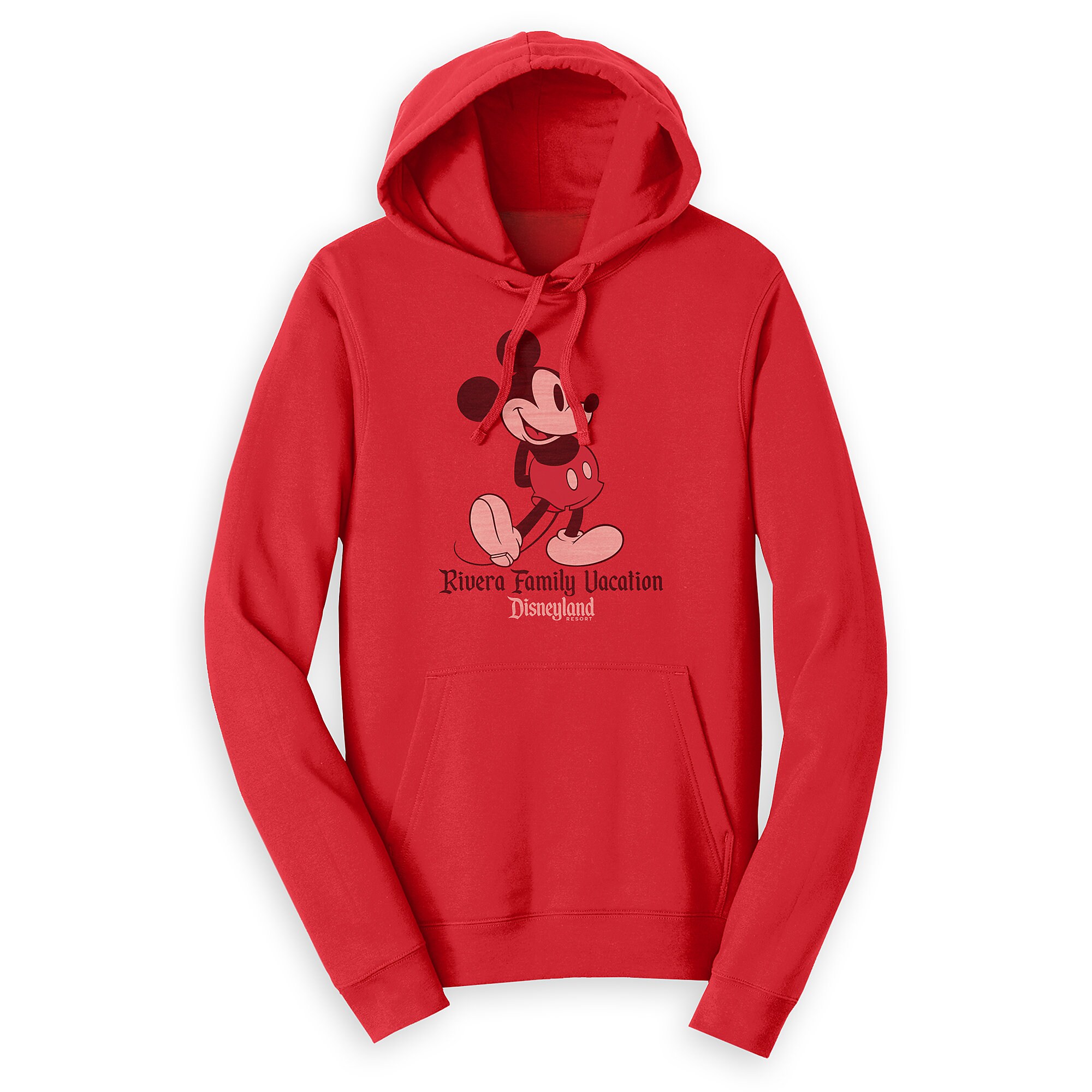 Adults' Mickey Mouse Family Vacation Pullover Hoodie - Disneyland - Customized