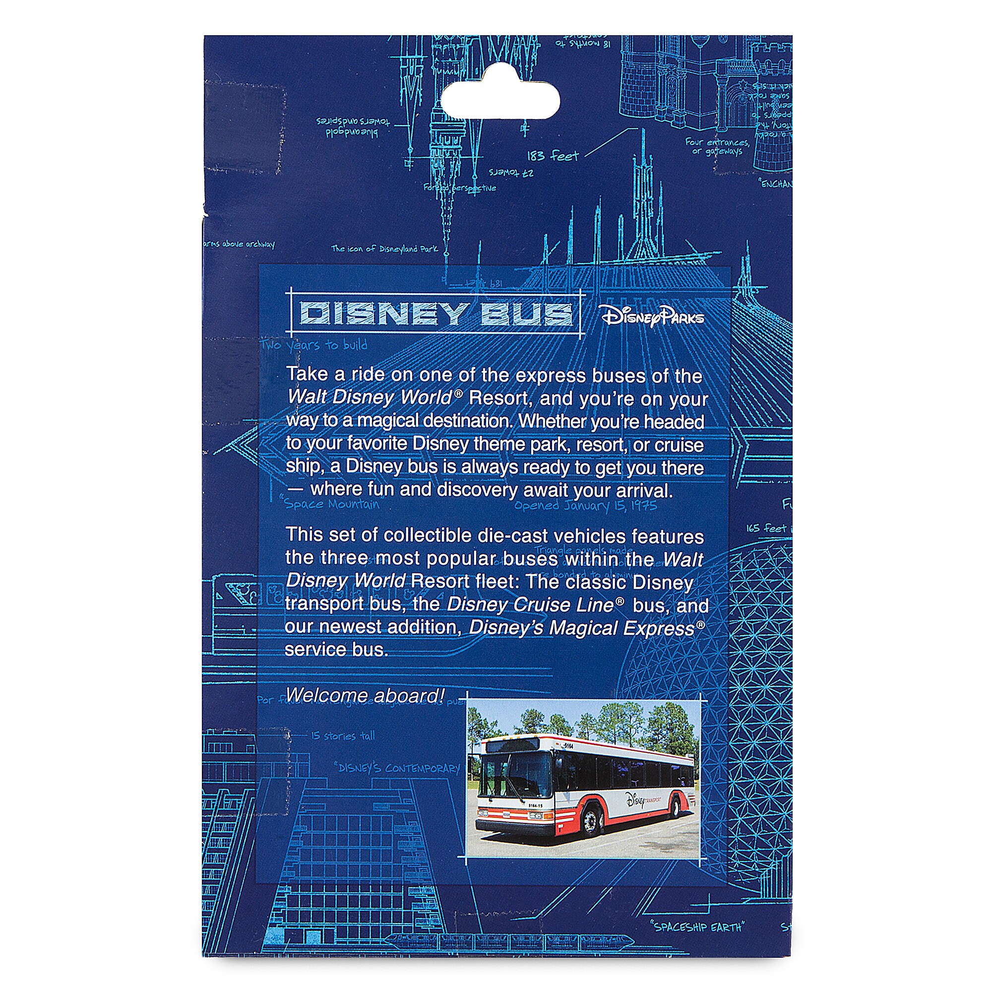Walt Disney World Buses 3-Pack Set