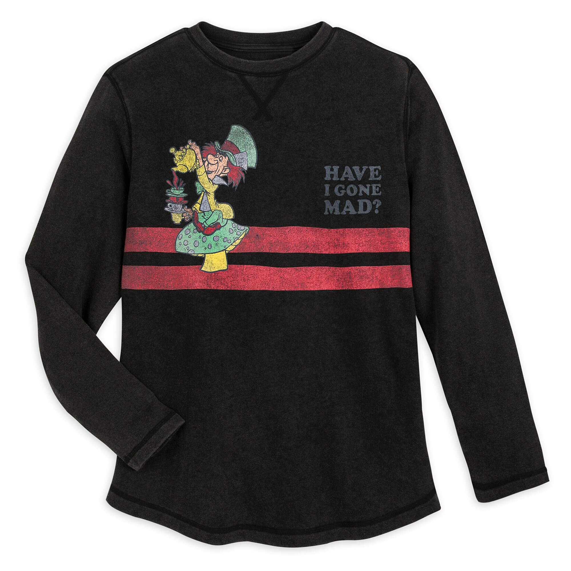 Mad Hatter Long Sleeve T-Shirt for Men by Junk Food - Alice in Wonderland