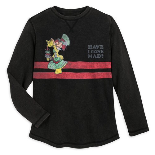 Mad Hatter Long Sleeve T-Shirt for Men by Junk Food - Alice in ...