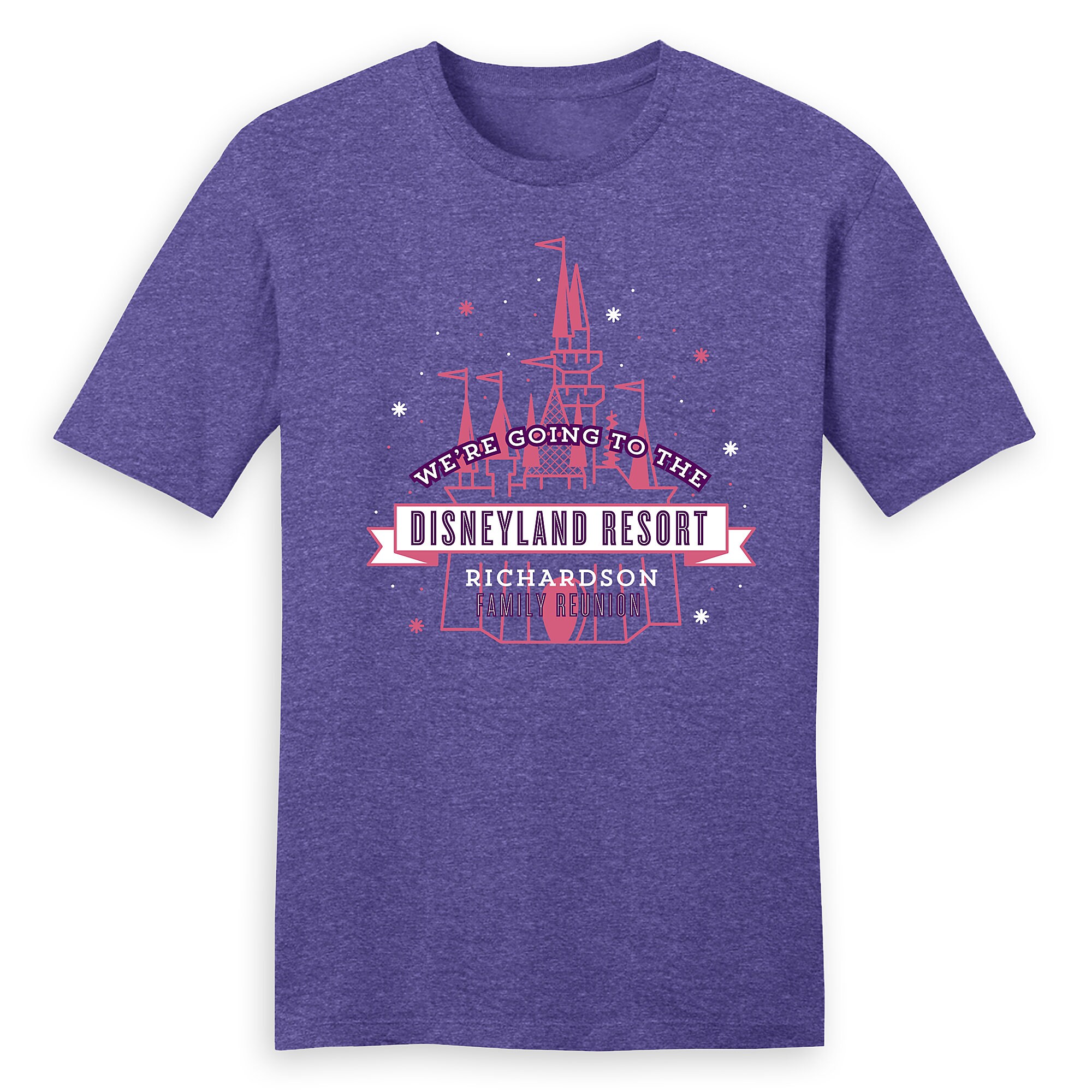 Adults' Sleeping Beauty Castle Family Reunion T-Shirt - Disneyland Resort - Customized