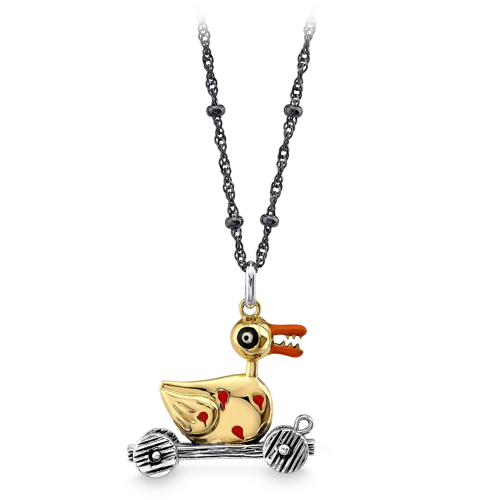 Zombie Duck Necklace by RockLove - The Nightmare Before Christmas