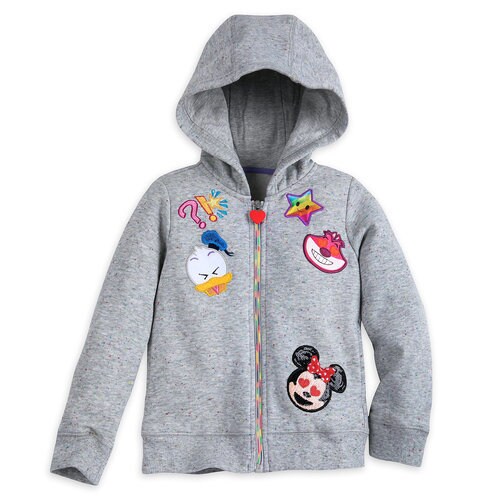 Disney Emoji Hooded Fleece Jacket for Girls | shopDisney