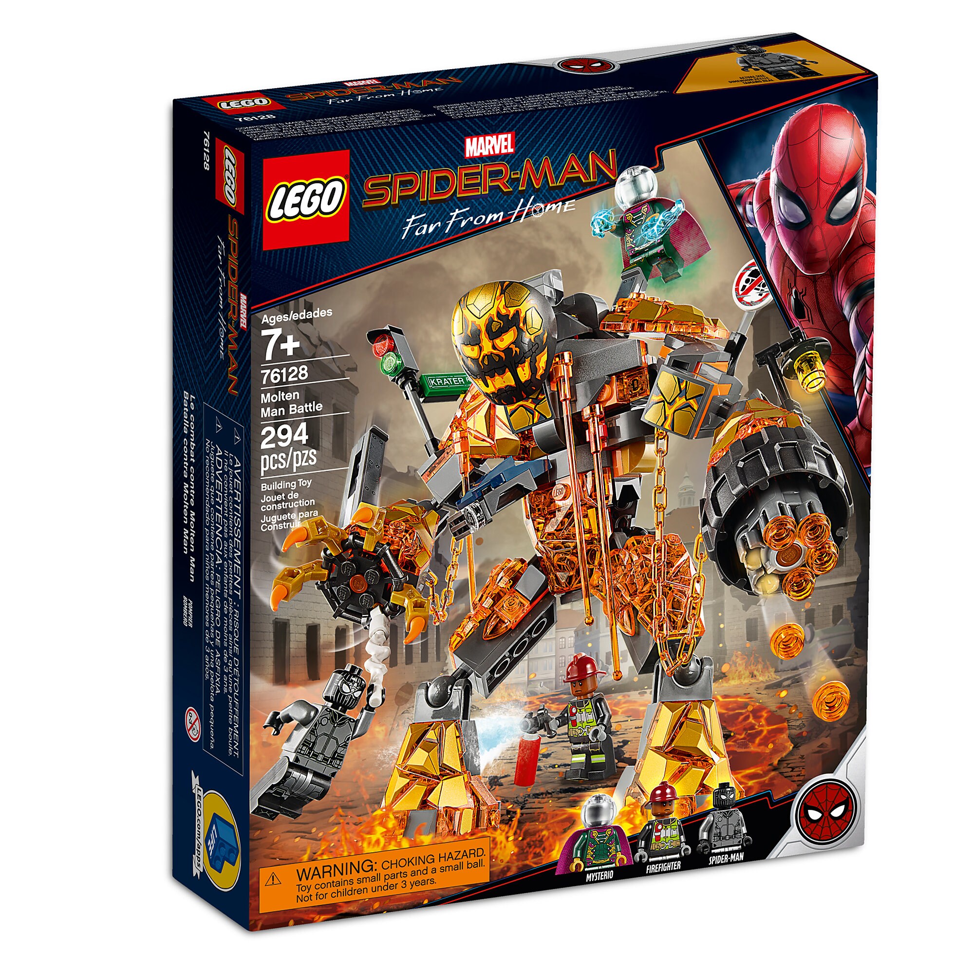 Spider-Man: Far From Home Molten Man Battle Play Set by LEGO